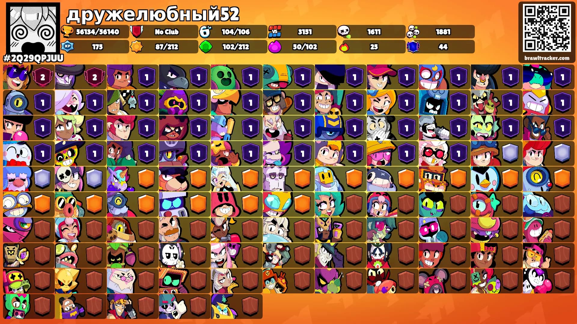 дружелюбный52's Ranks