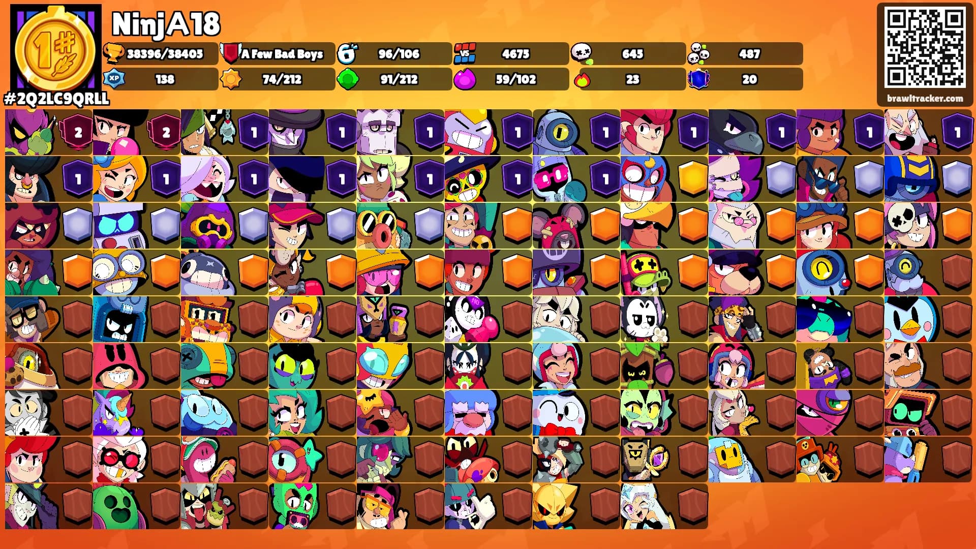 Ninj𐌀18's Ranks