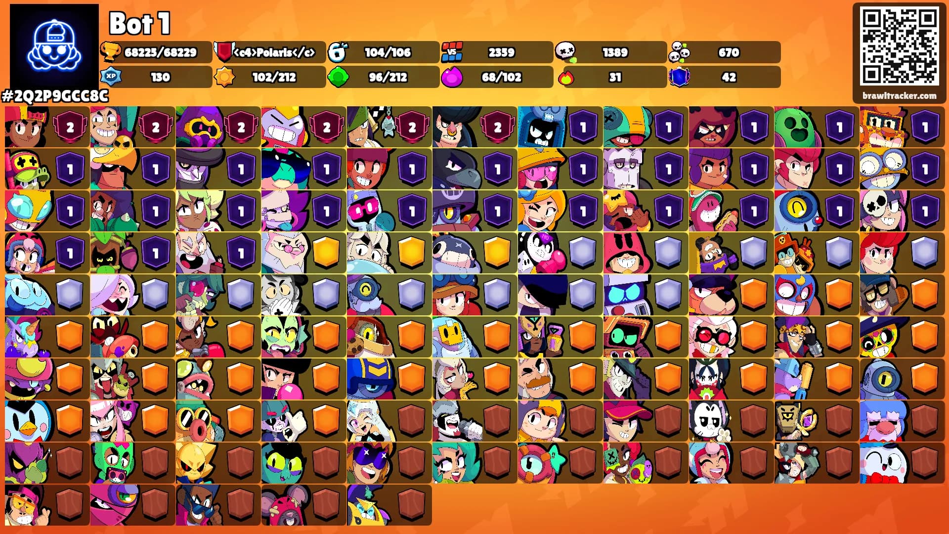 Bot 1's Ranks