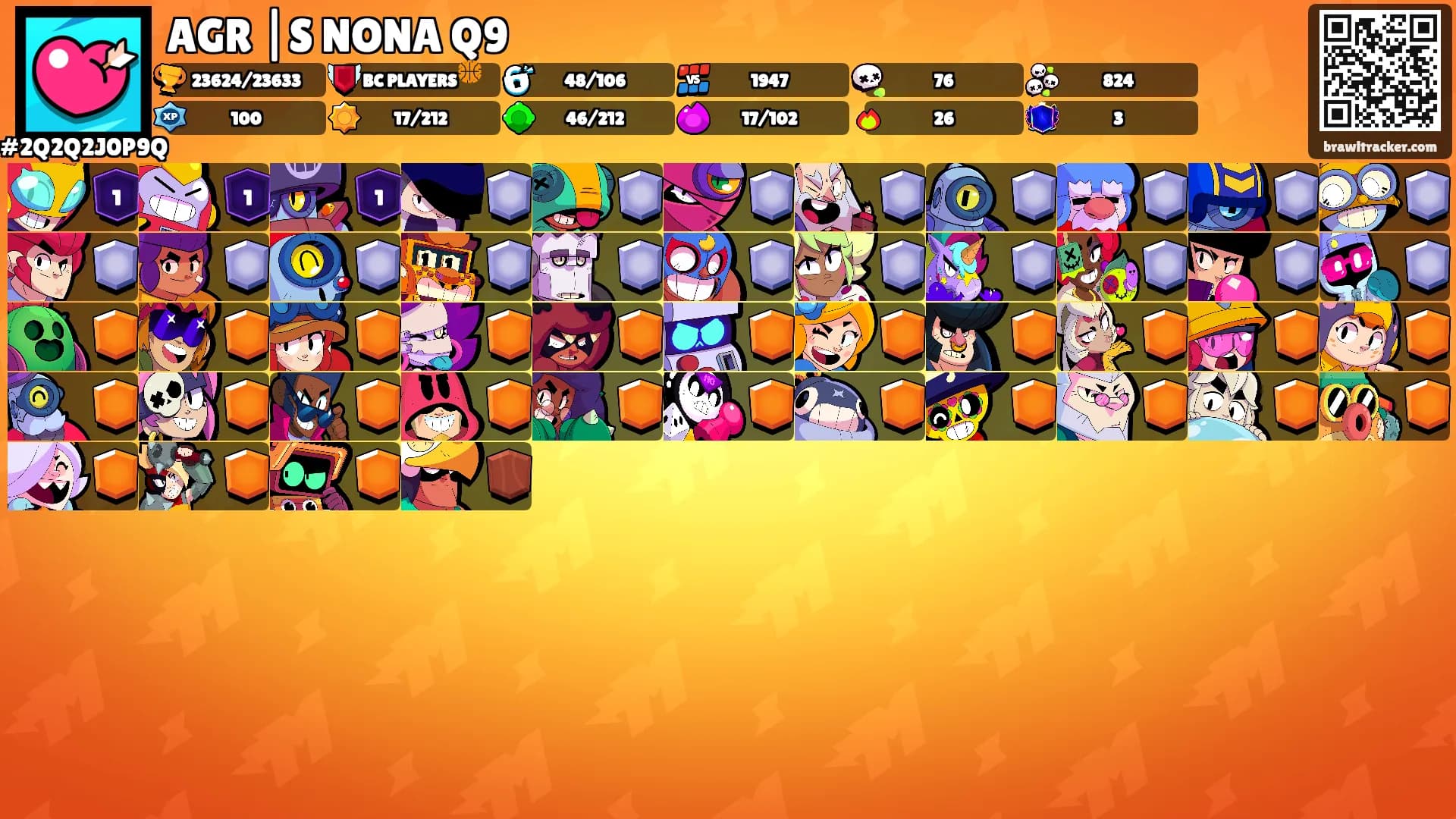 AGR |S NONA Q9's Ranks