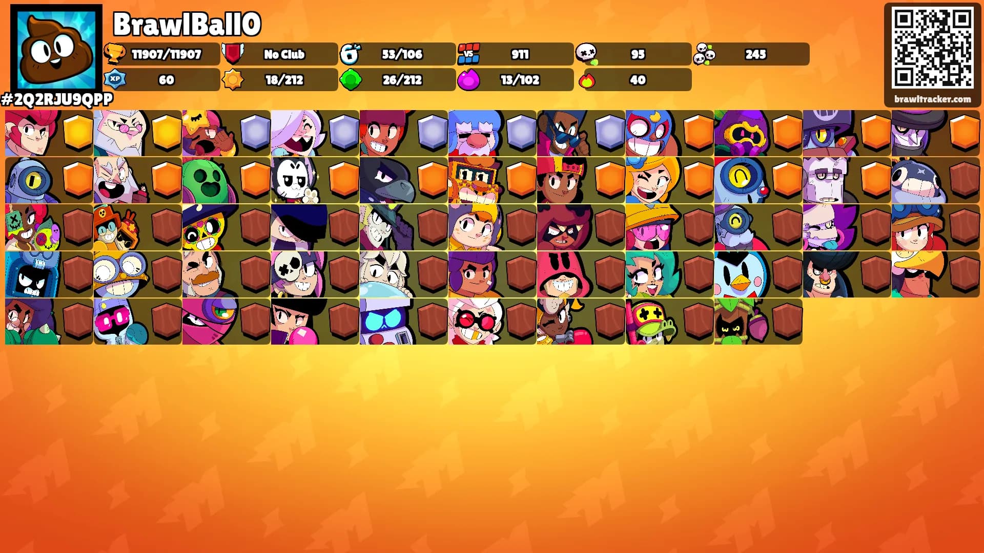 BrawlBall0's Ranks