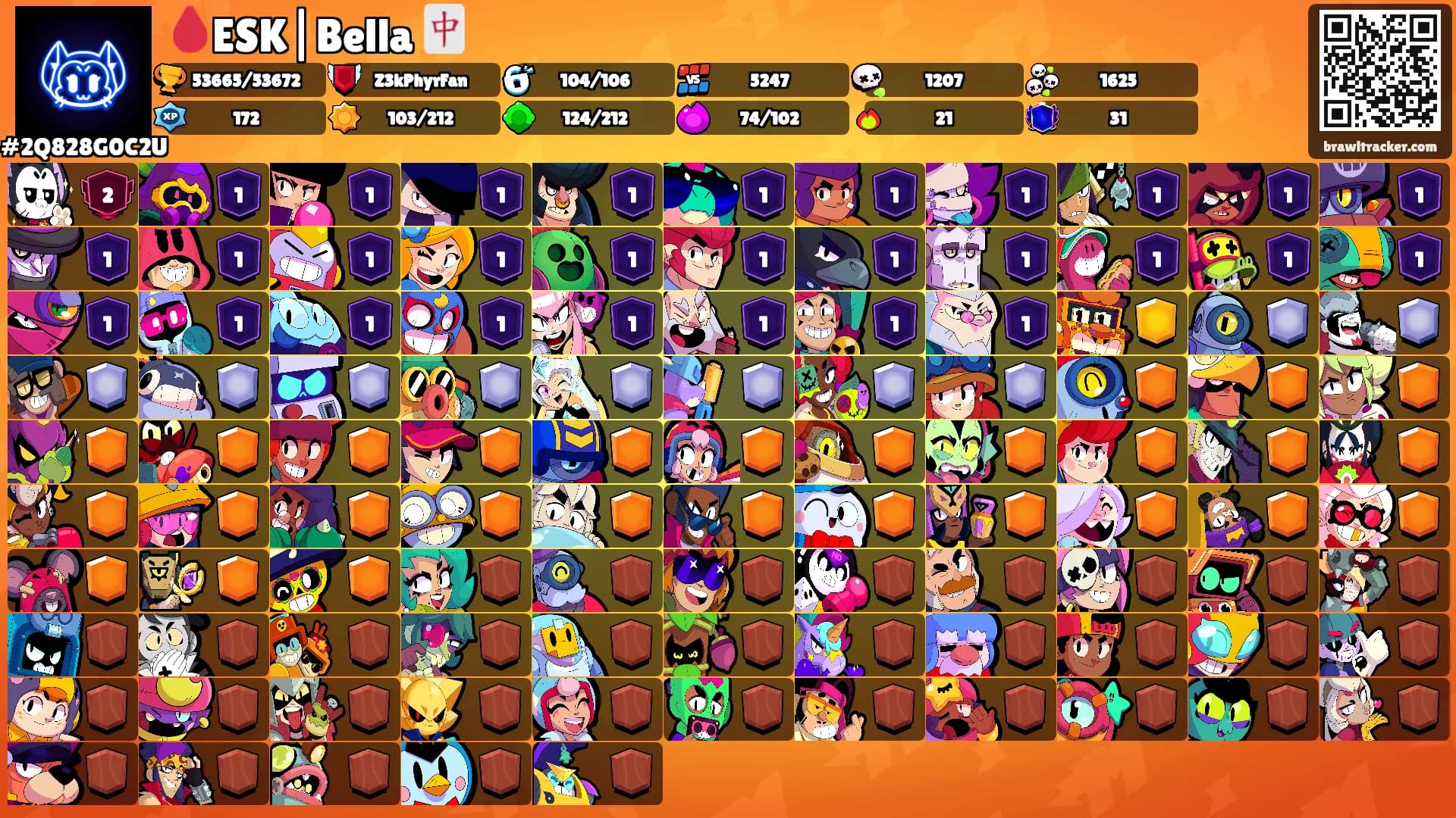 🩸ESK|Bella 🀄️'s Ranks