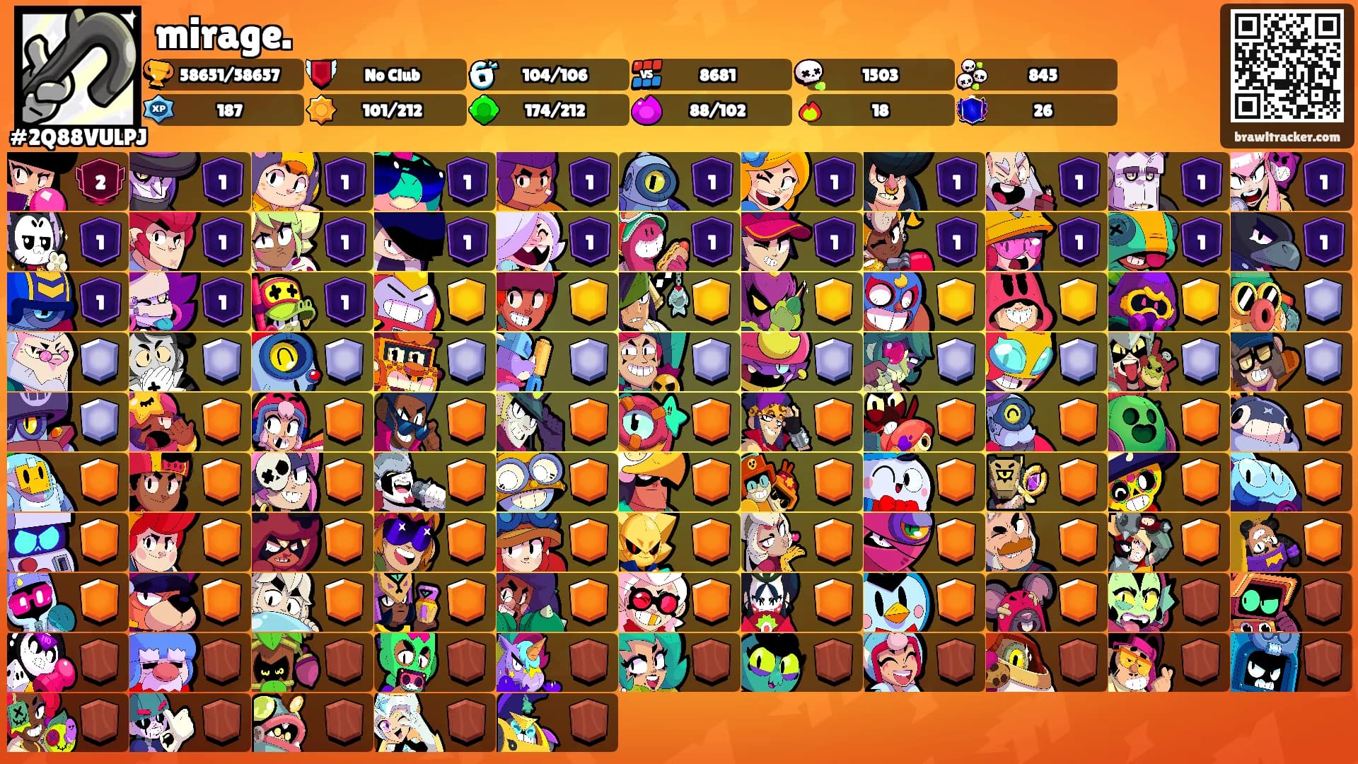 mirage.'s Ranks