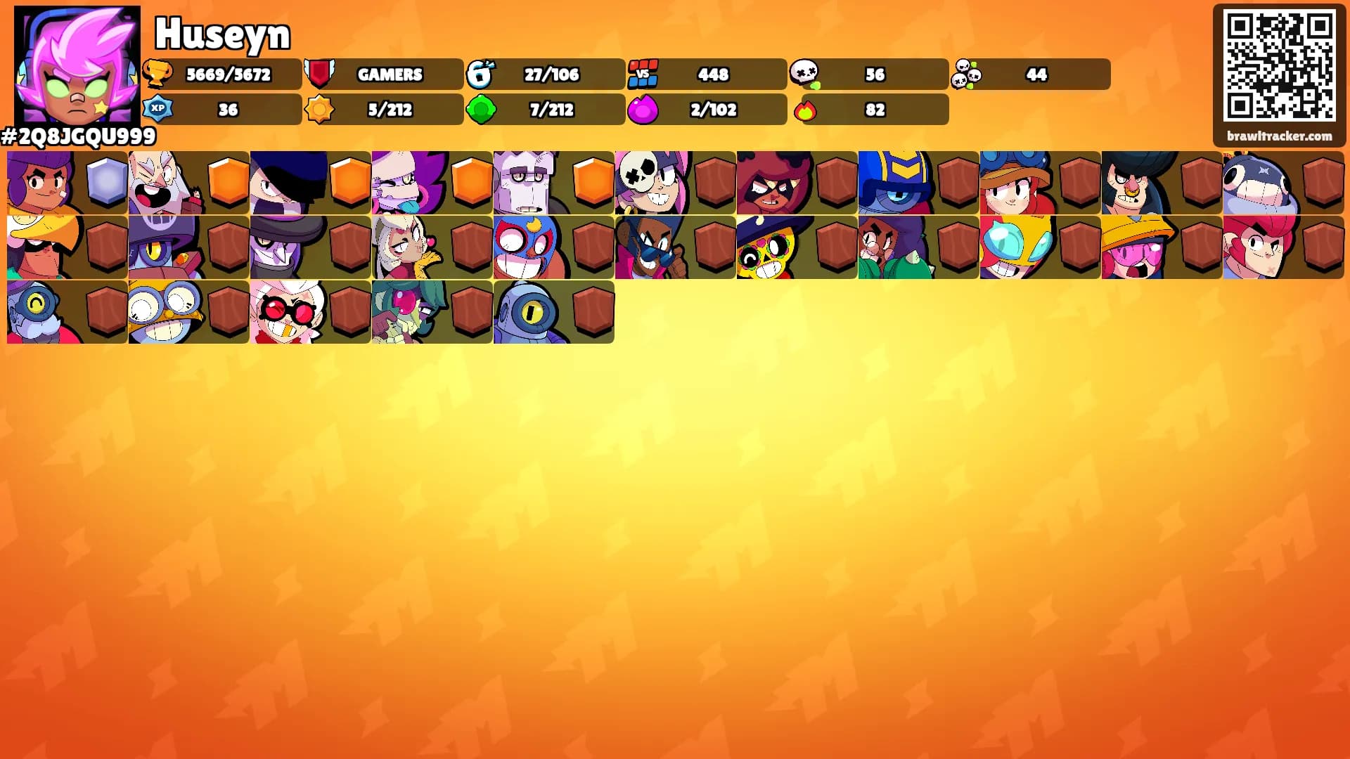 Huseyn's Ranks