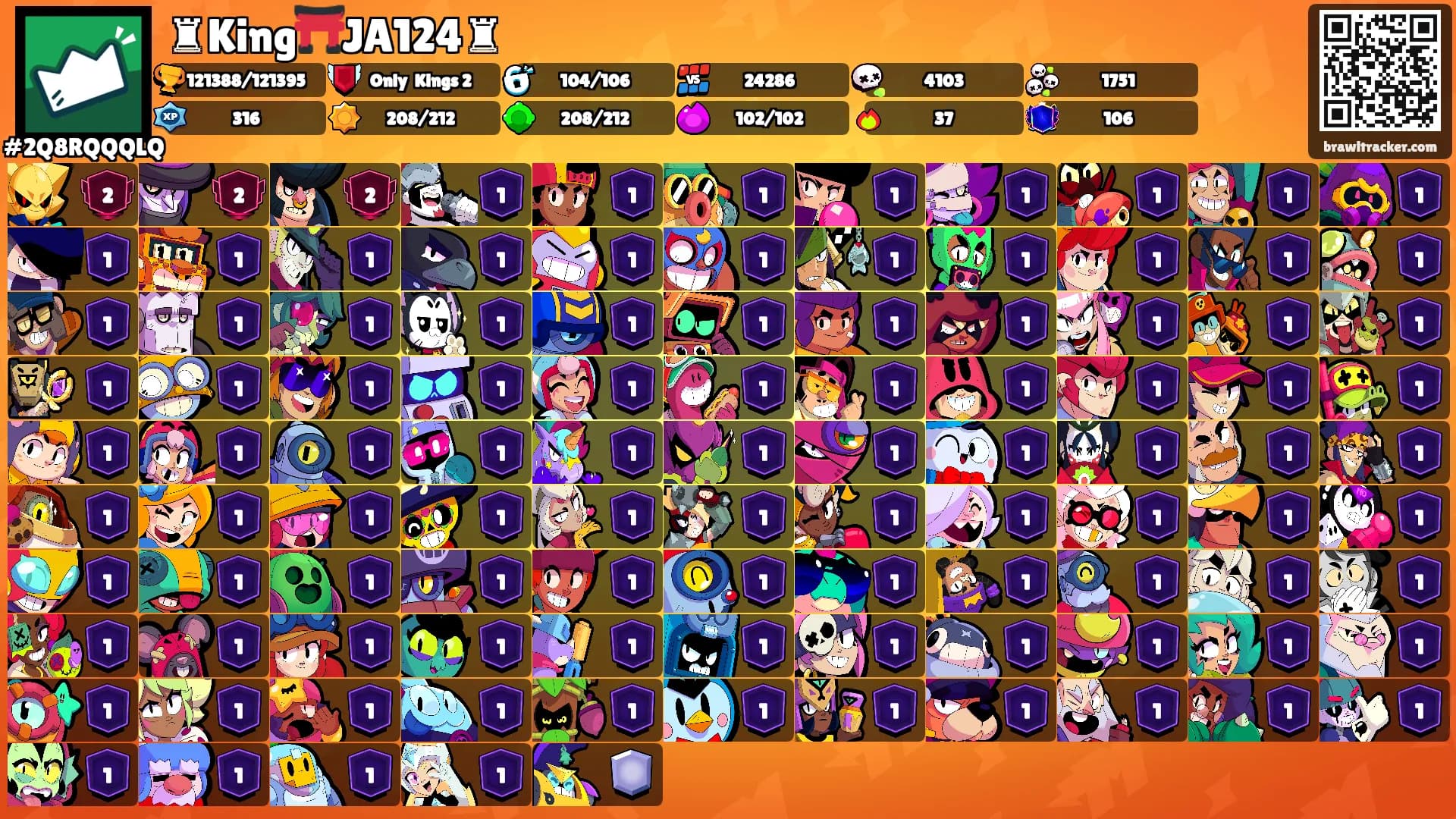 ♜King⛩️JA124♜'s Ranks