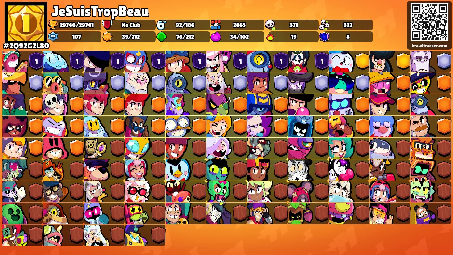JeSuisTropBeau's Ranks