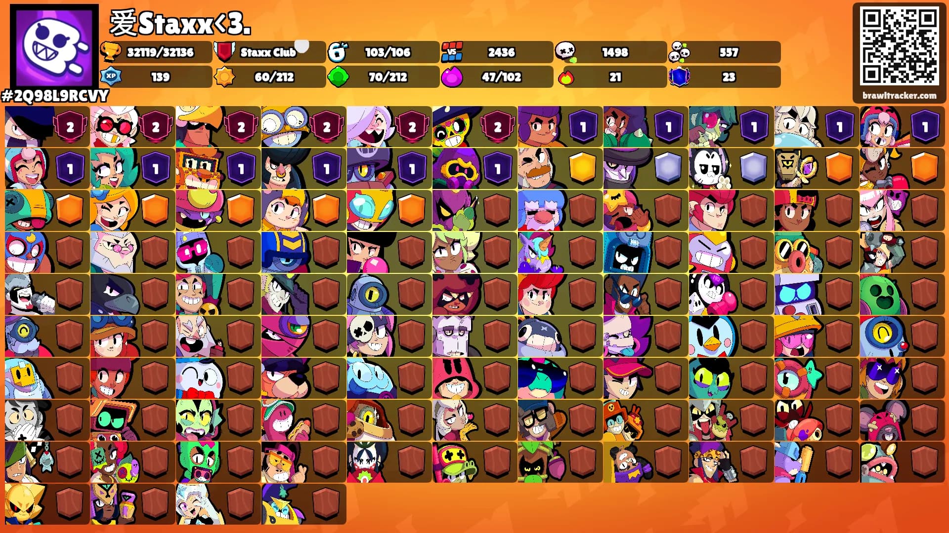 爱Staxx<3.'s Ranks