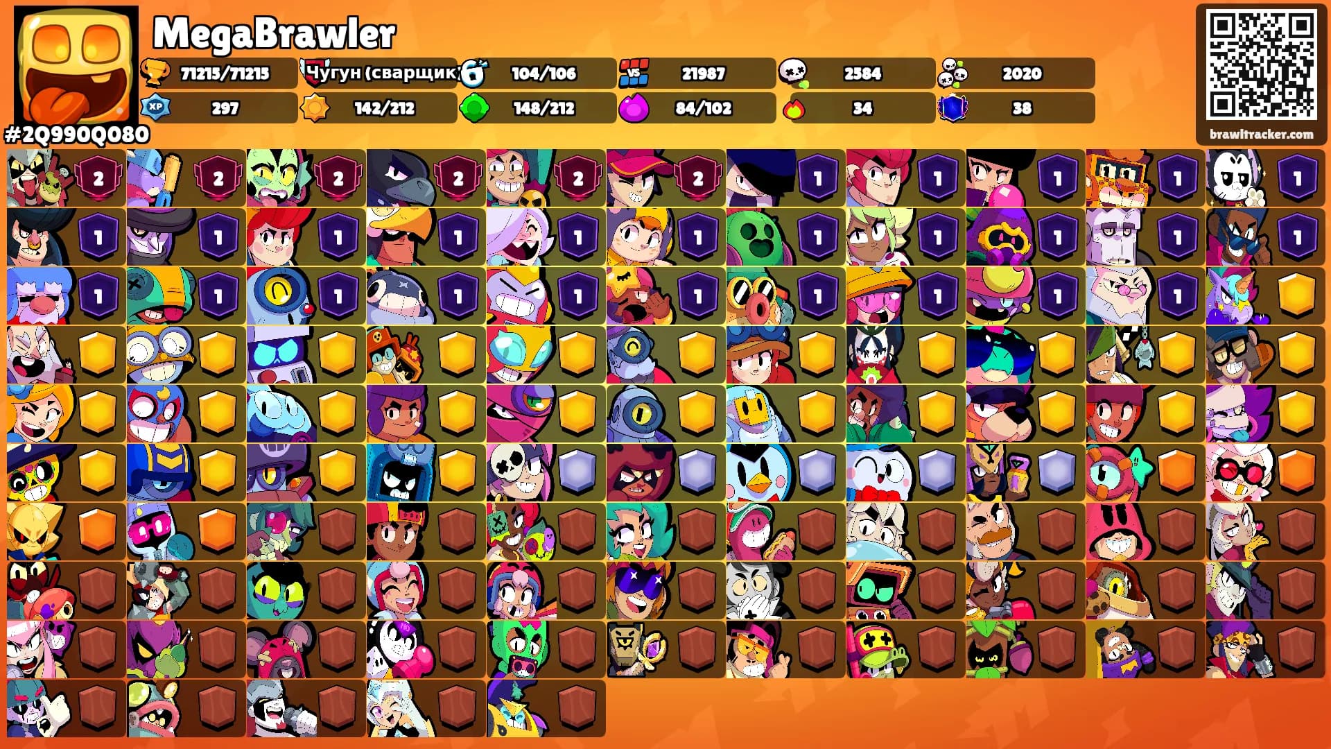MegaBrawler's Ranks