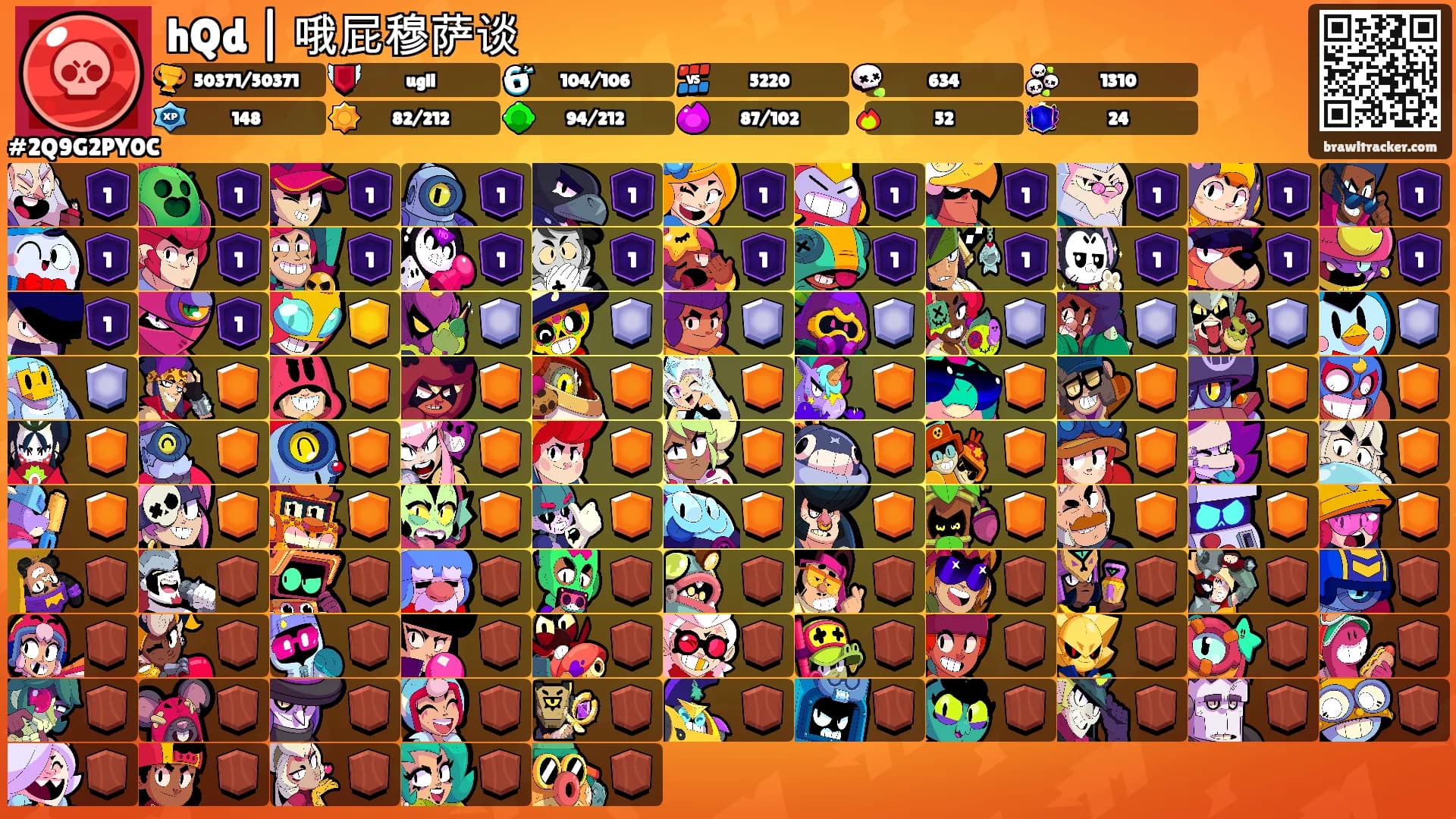 hQd | 哦屁穆萨谈's Ranks