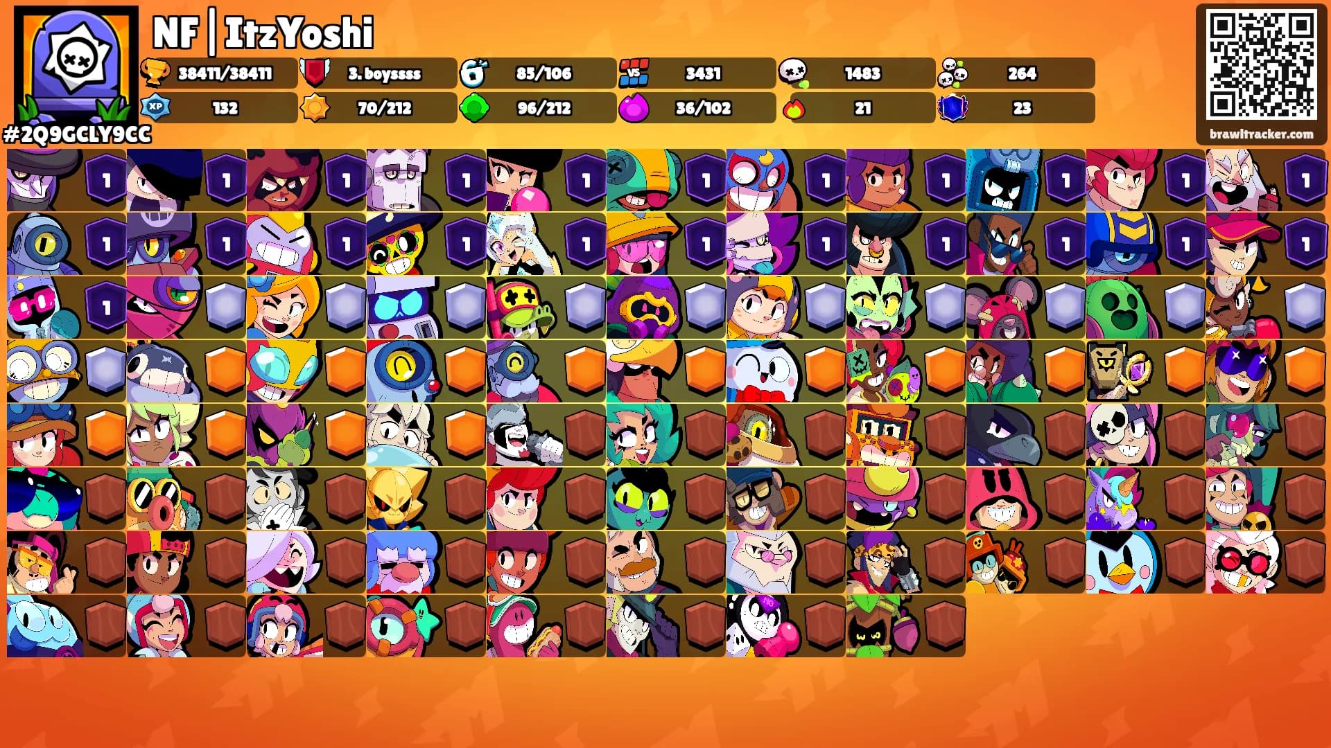 NF|ItzYoshi's Ranks