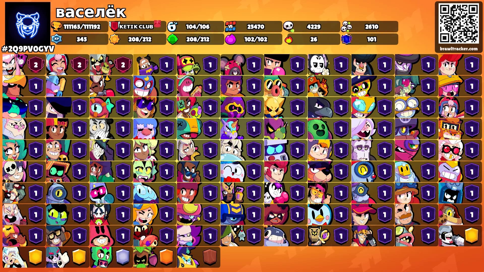 васелёк's Ranks