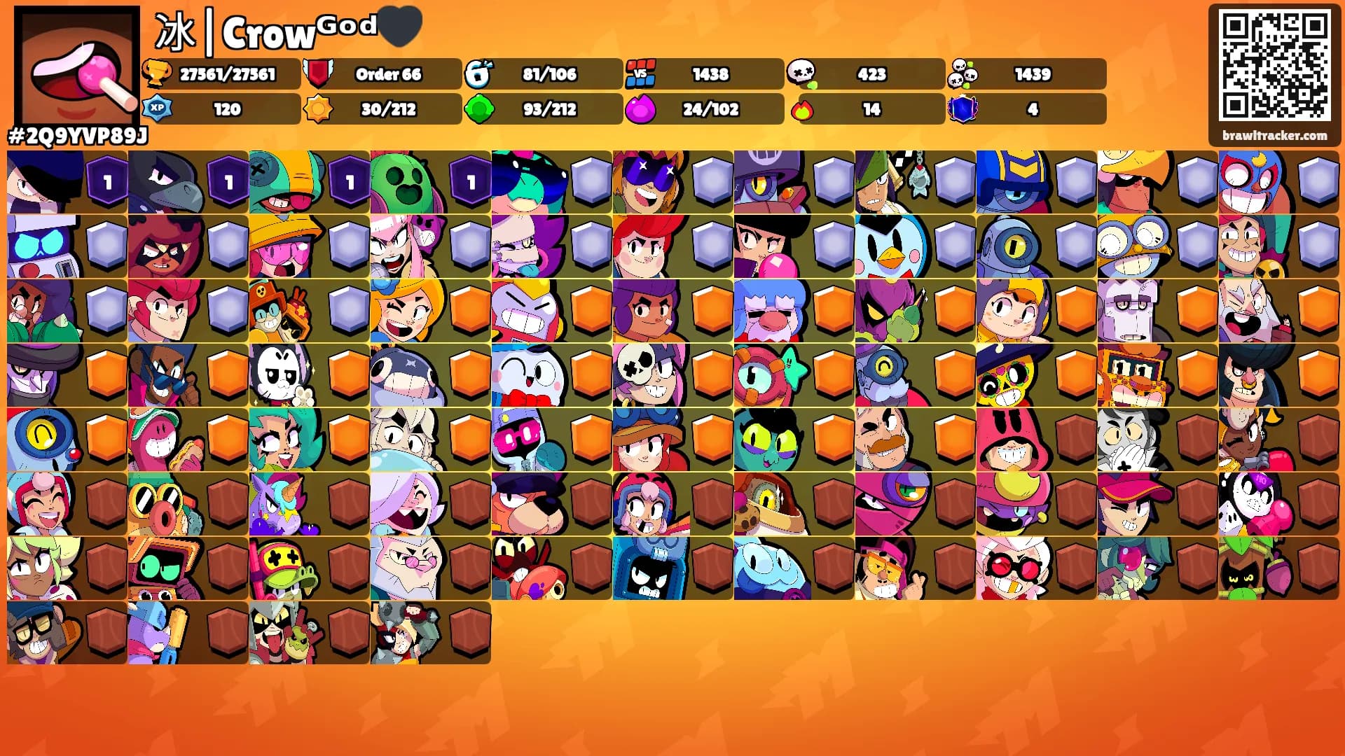 冰|Crowᴳᵒᵈ🖤's Ranks