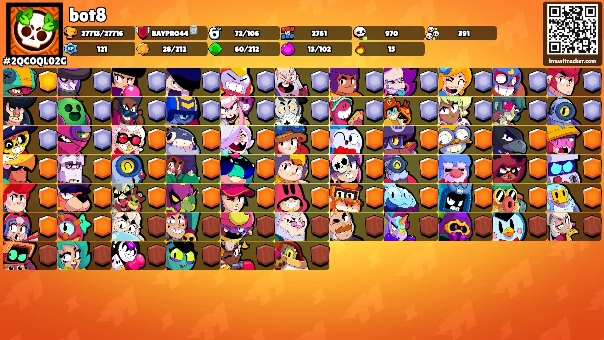 bot8's Ranks