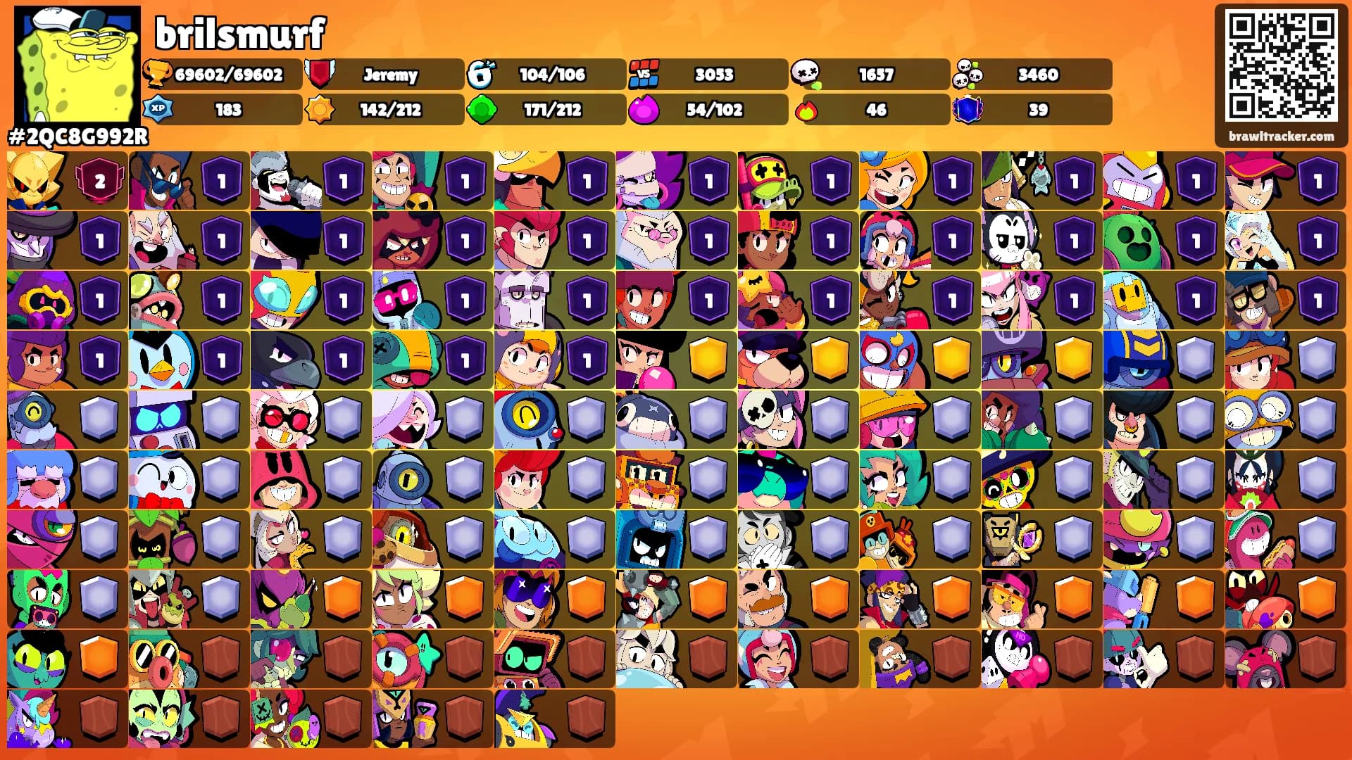 brilsmurf's Ranks