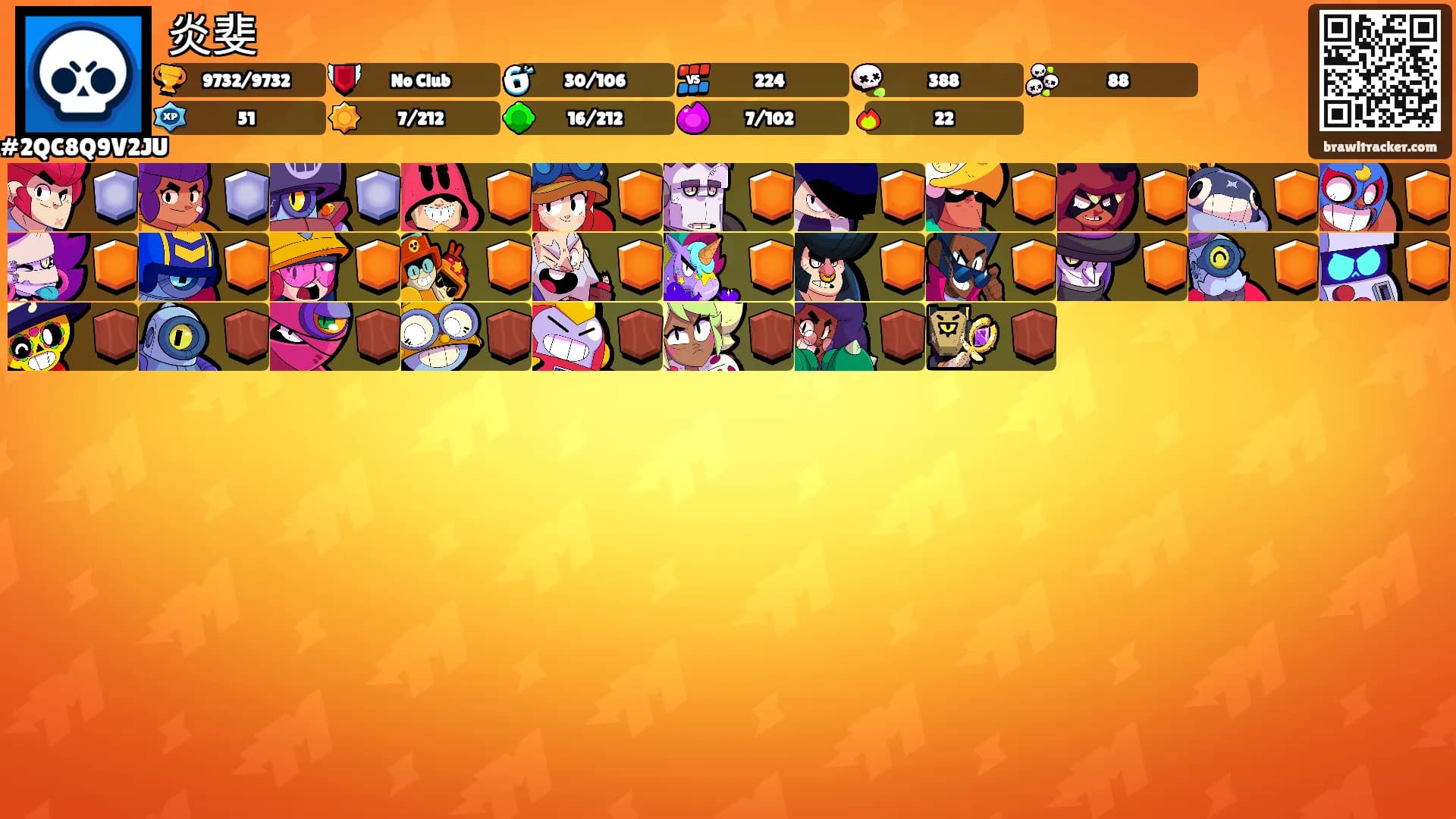炎斐's Ranks