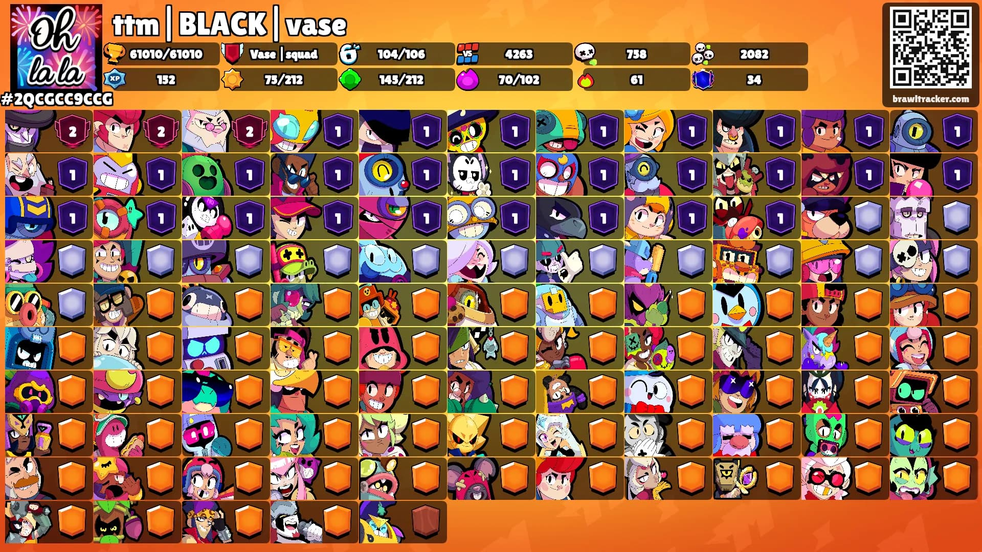 ttm|BLACK|vase's Ranks