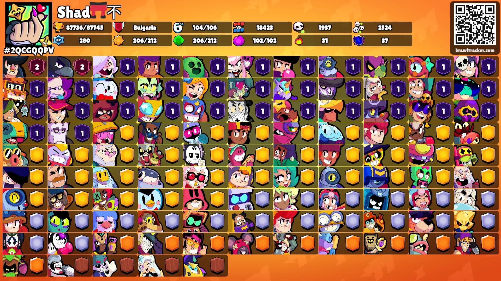Shad⛩️不's Ranks