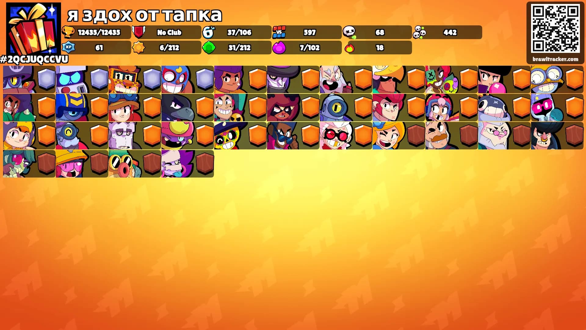 я здох от тапка's Ranks
