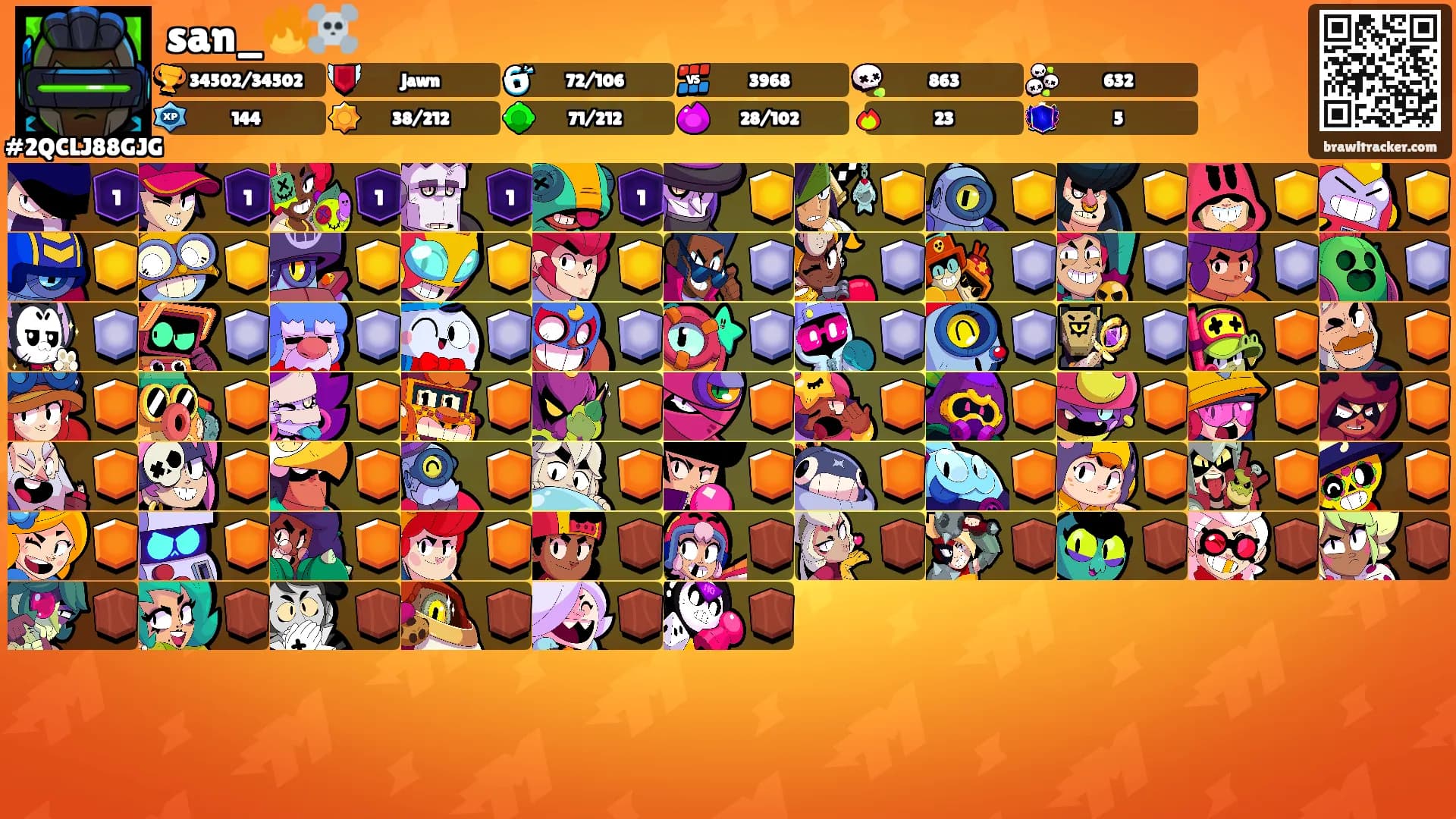 san_🔥☠️'s Ranks