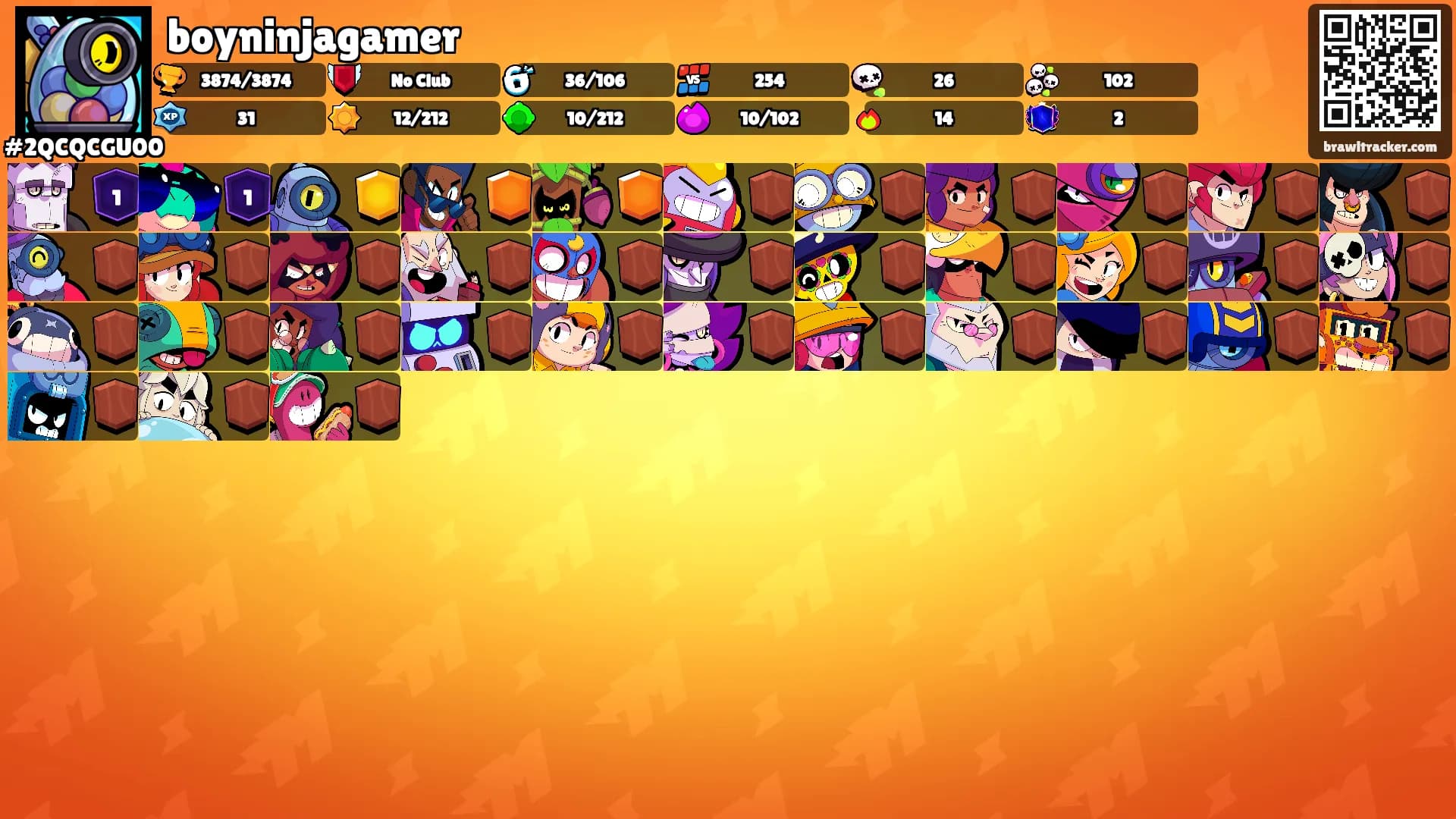 boyninjagamer's Ranks