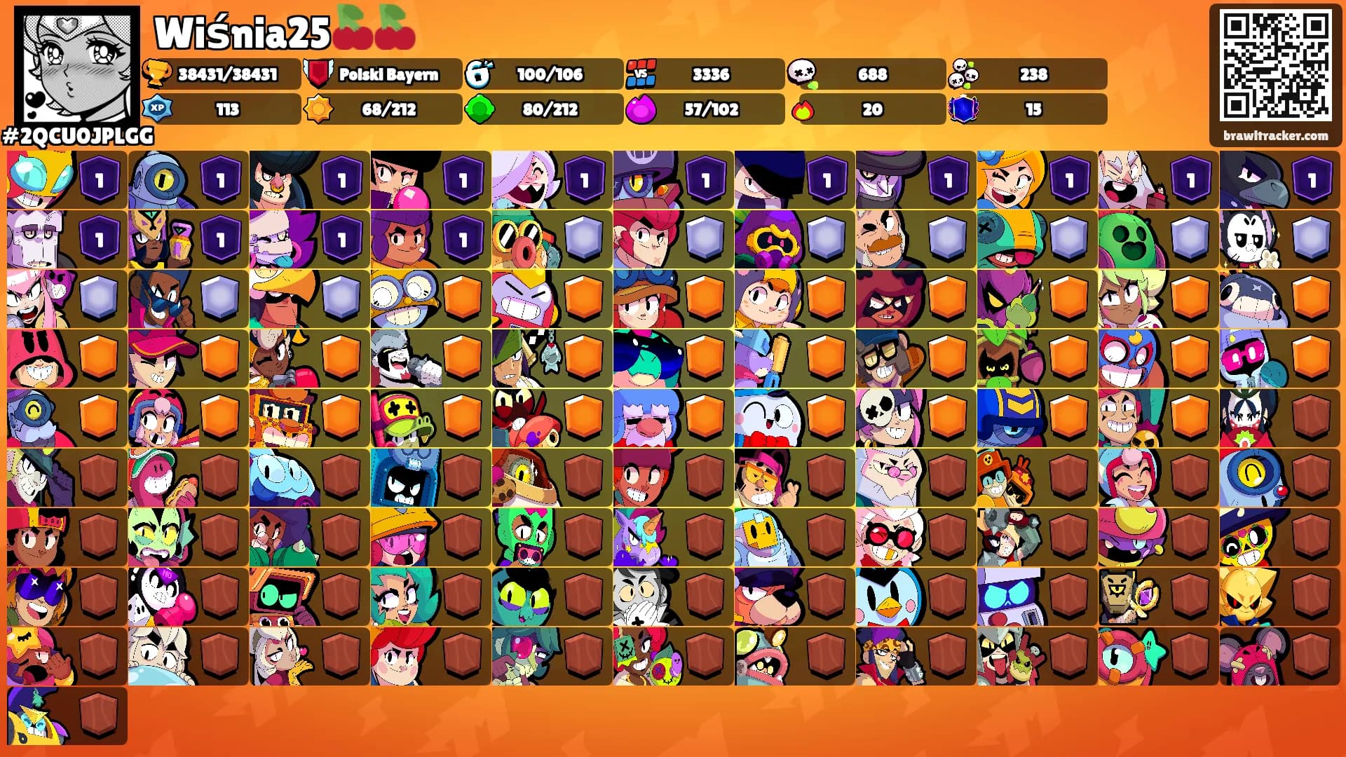 Wiśnia25🍒🍒's Ranks