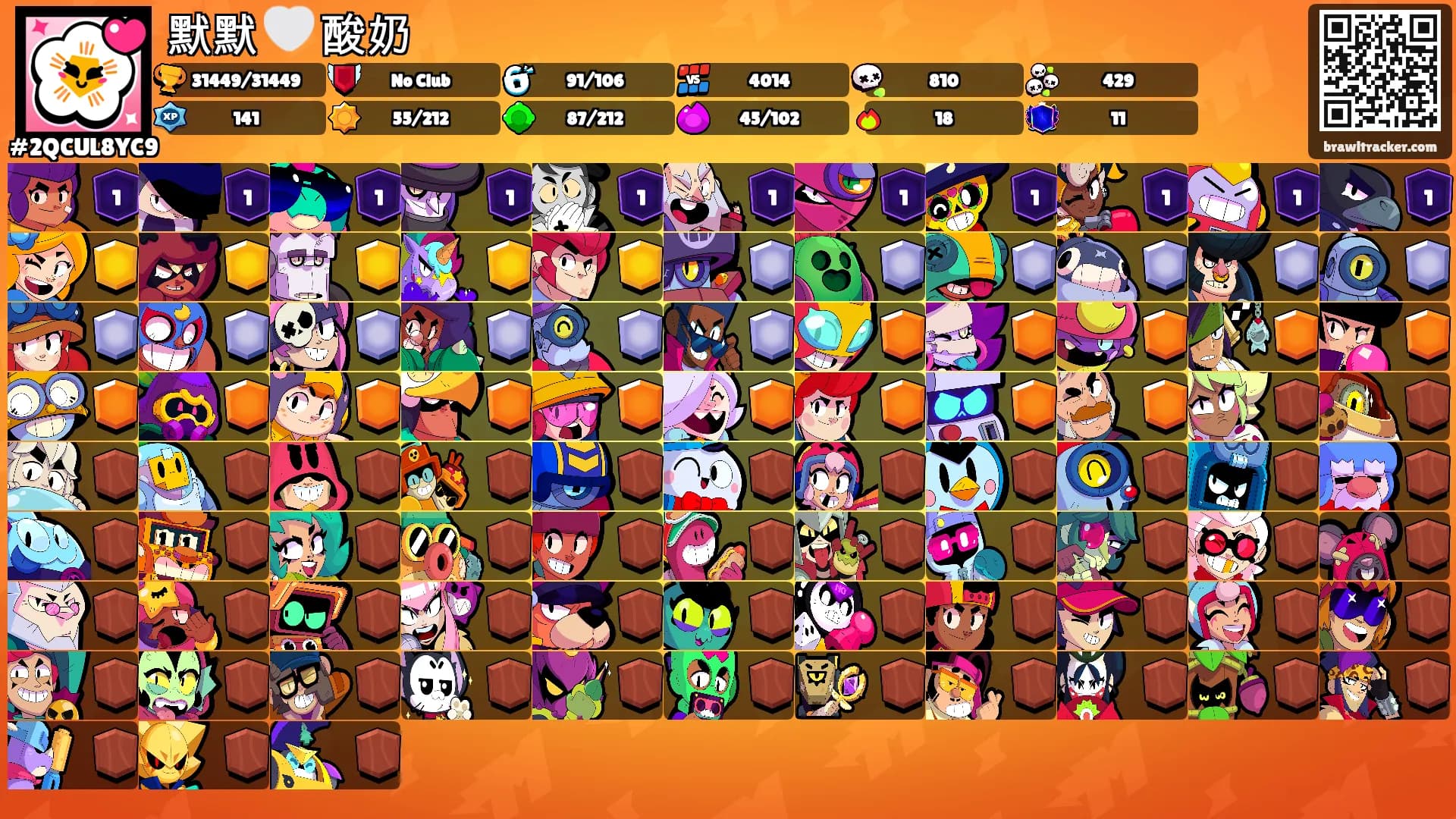 默默 🤍 酸奶's Ranks