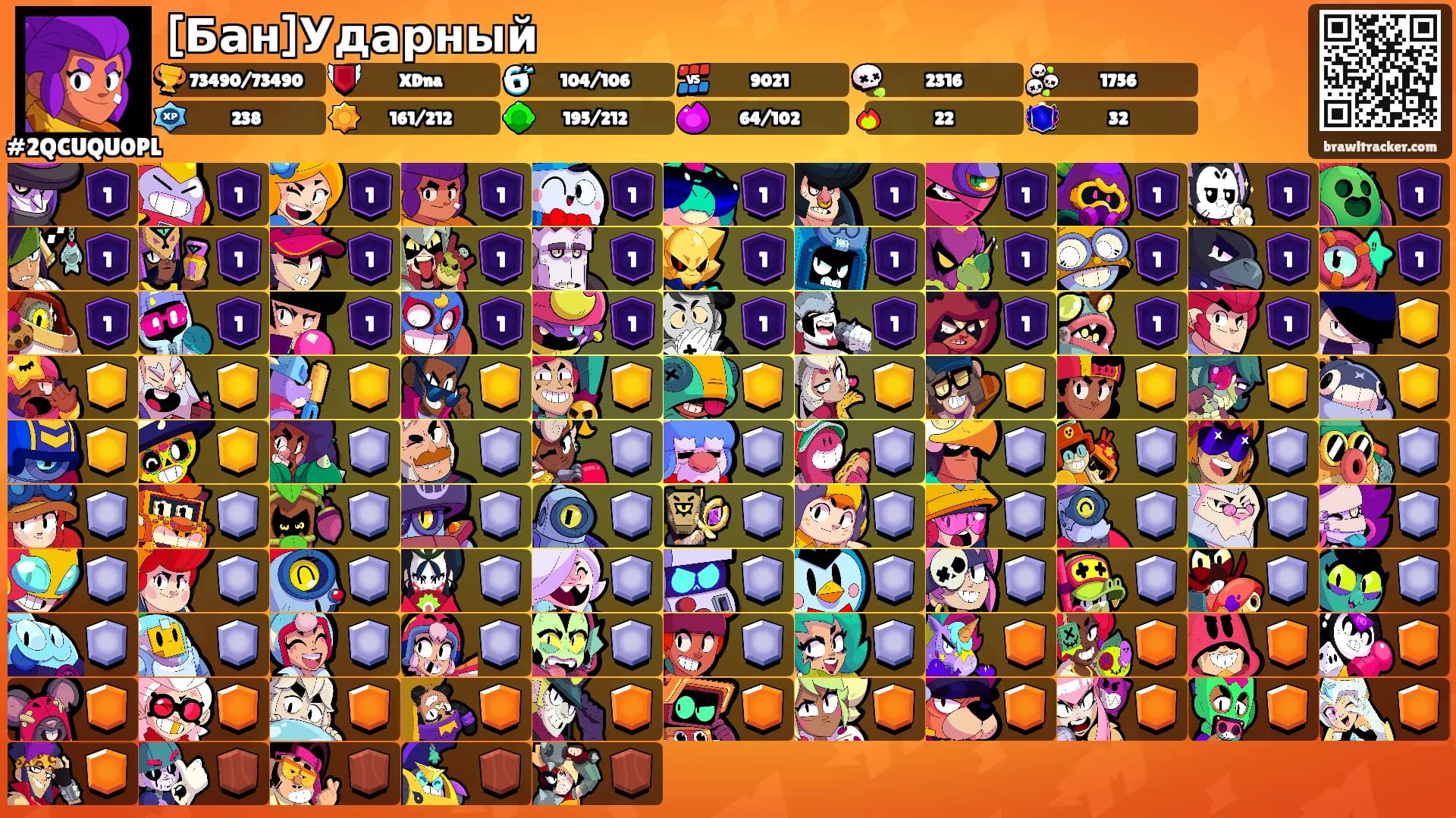 [Бан]Ударный's Ranks