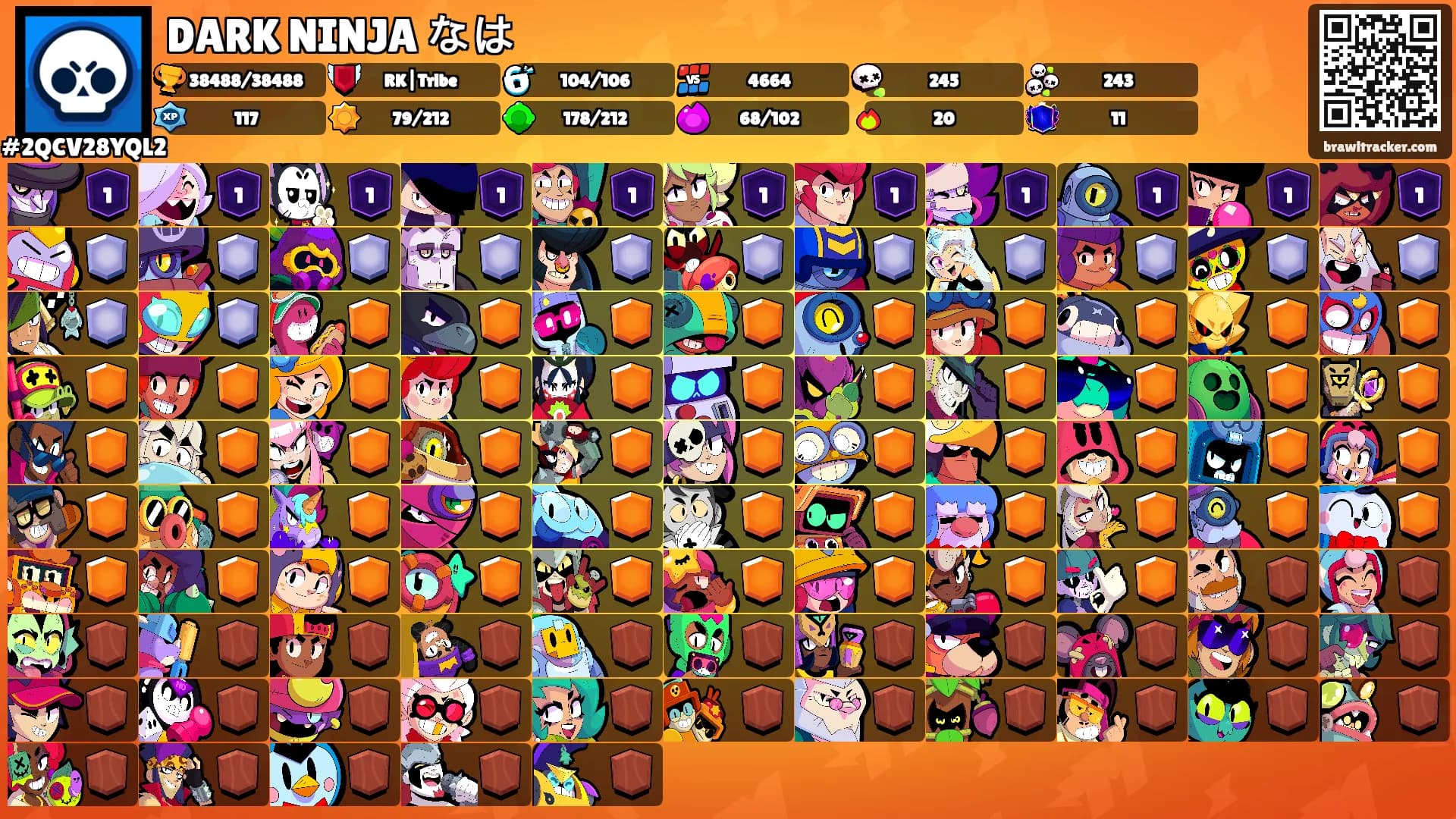 DARK NINJA なは's Ranks