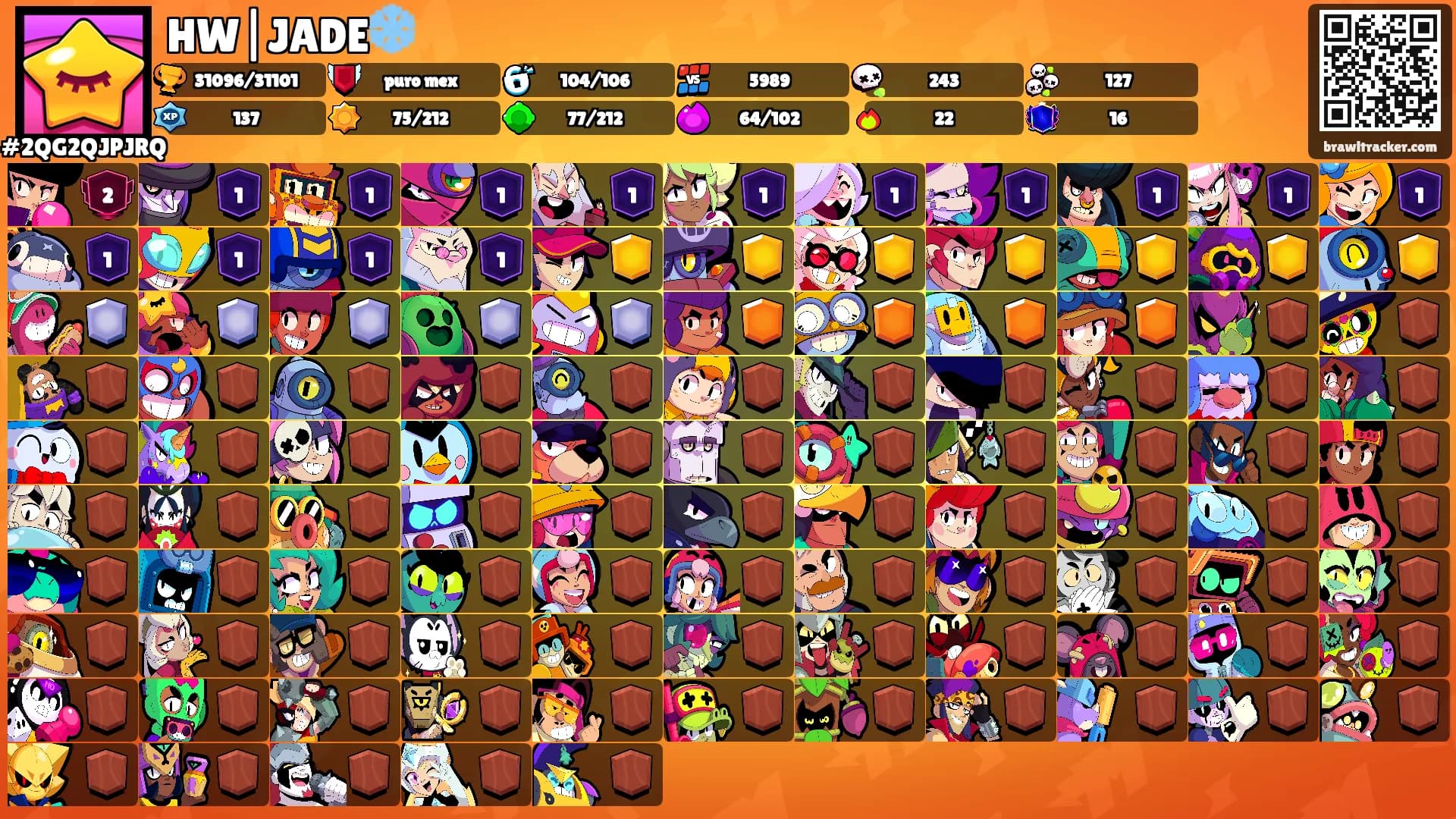 HW|JADE❄️'s Ranks