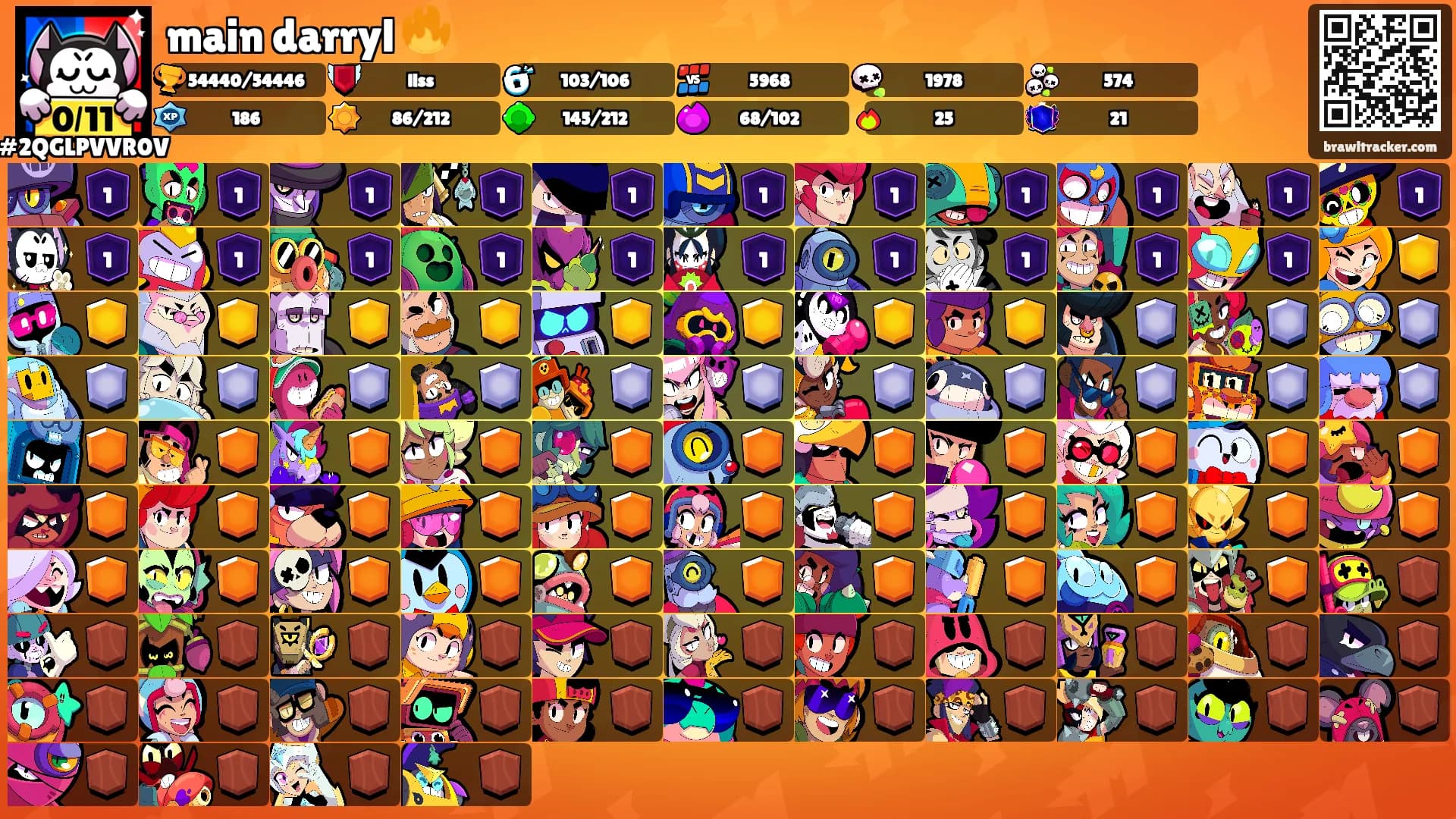 main darryl🗣🔥's Ranks