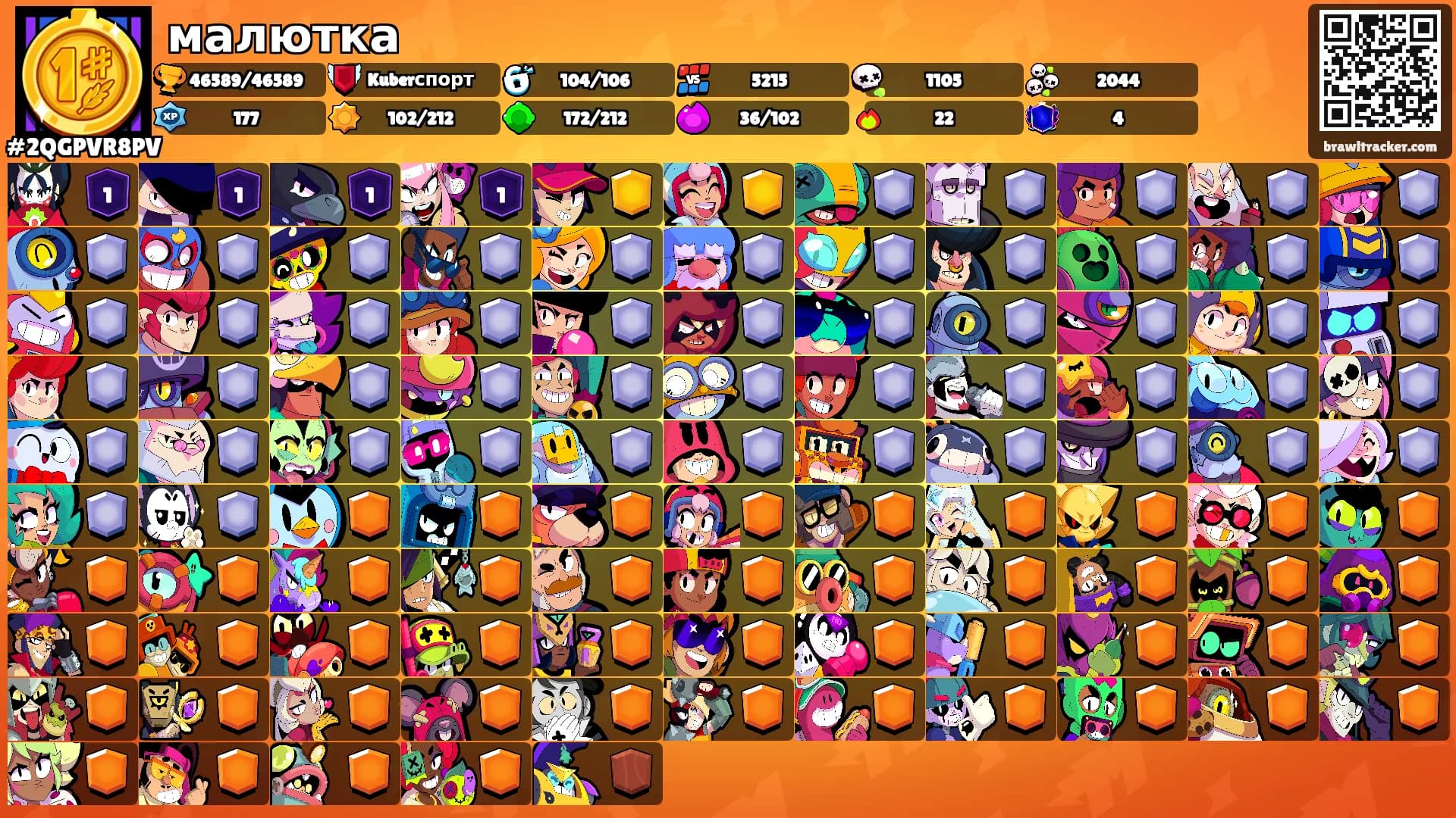 малютка's Ranks