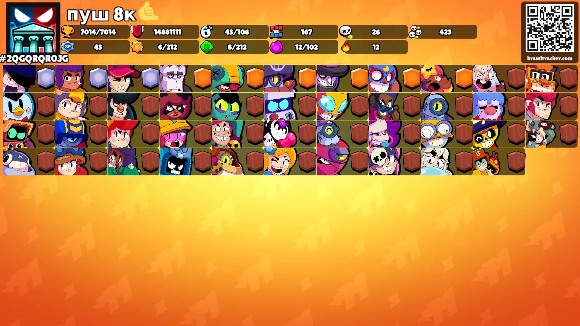 пуш 8к 🤙's Ranks