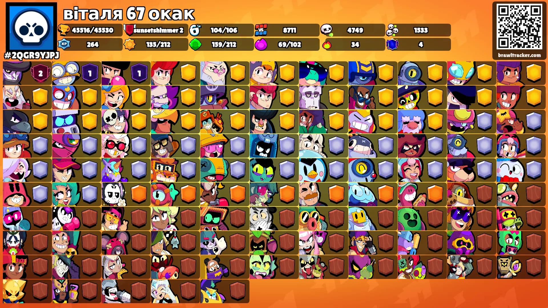 вiталя 67 окак's Ranks