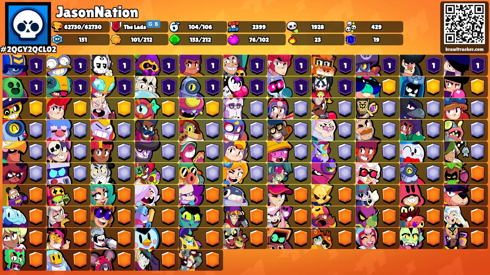JasonNation's Ranks