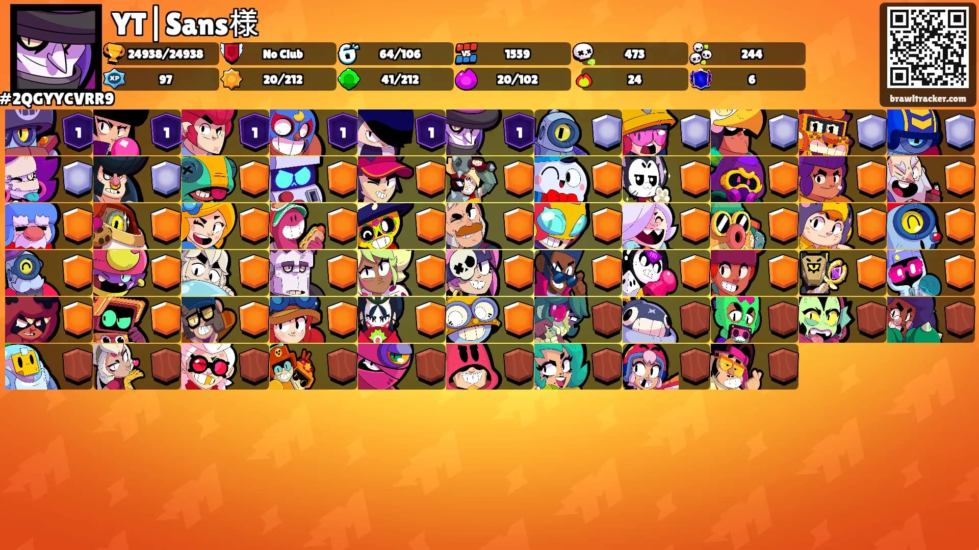 YT|Sans様's Ranks
