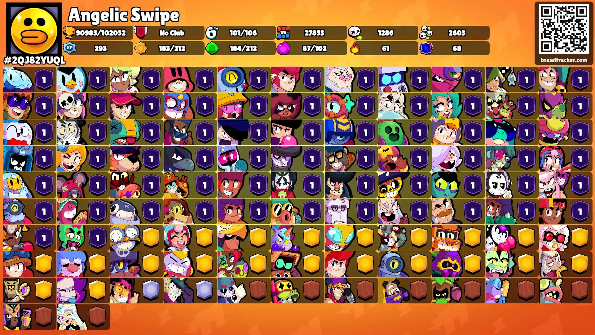 Angelic Swipe's Ranks
