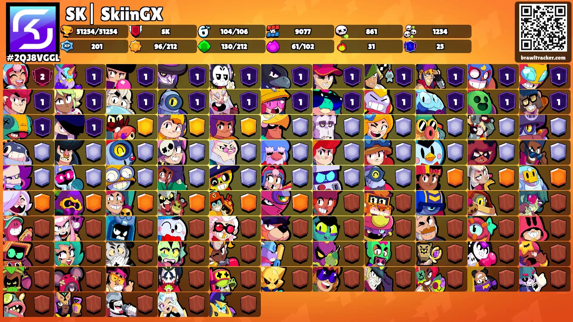 SK| SkiinGX's Ranks