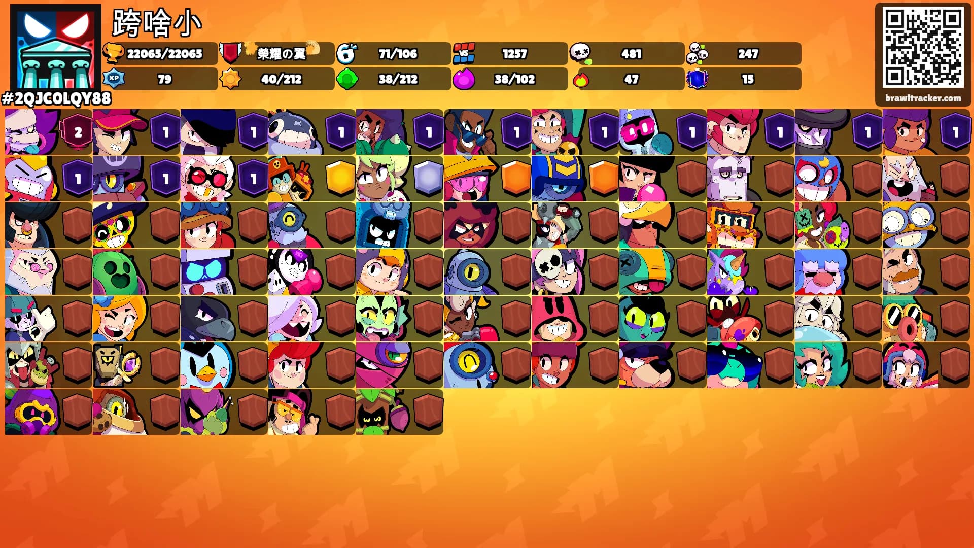 跨啥小's Ranks