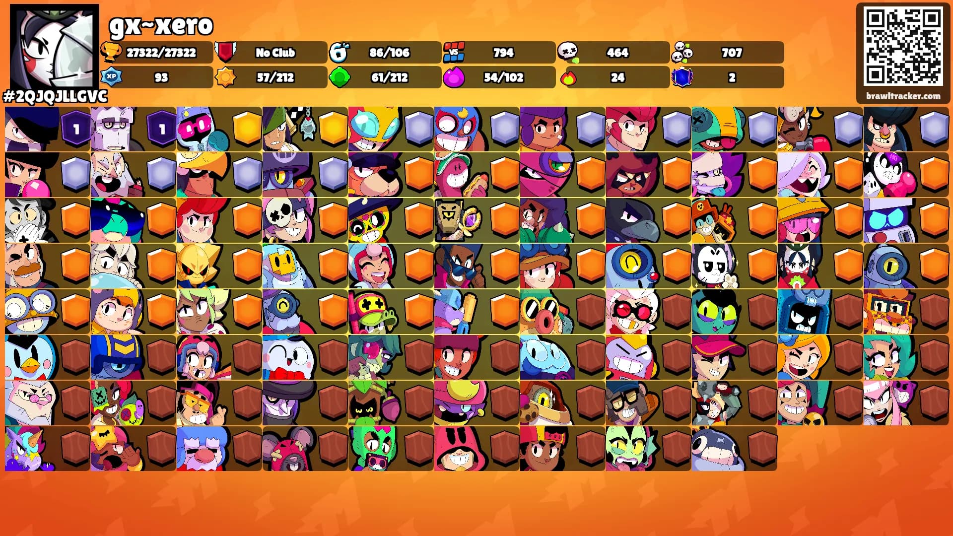 gx~xero's Ranks