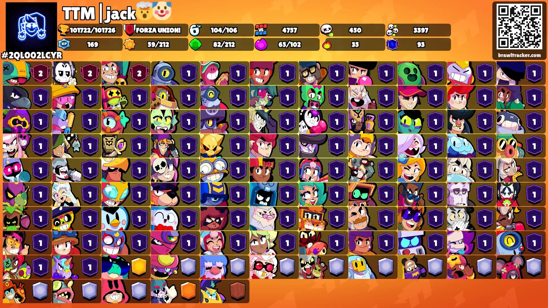 TTM|jack🤯🤡's Ranks