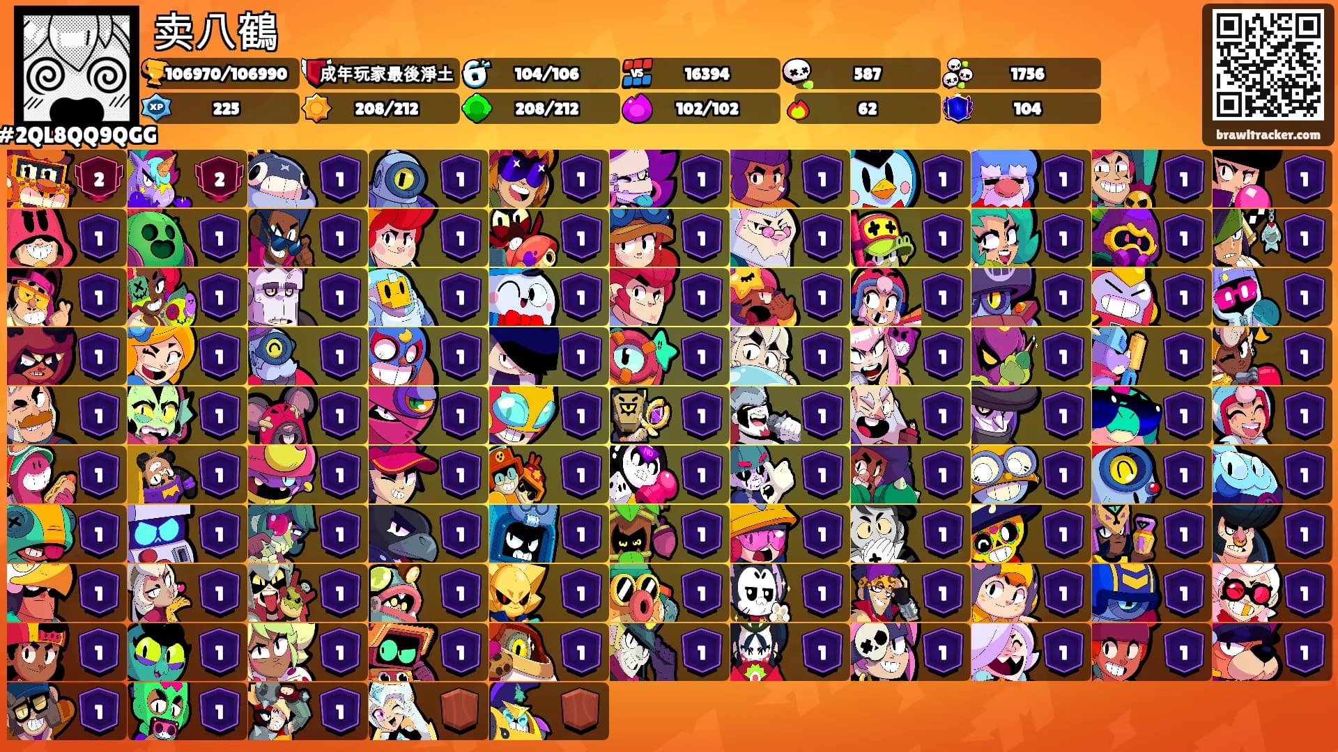 卖八鶴's Ranks