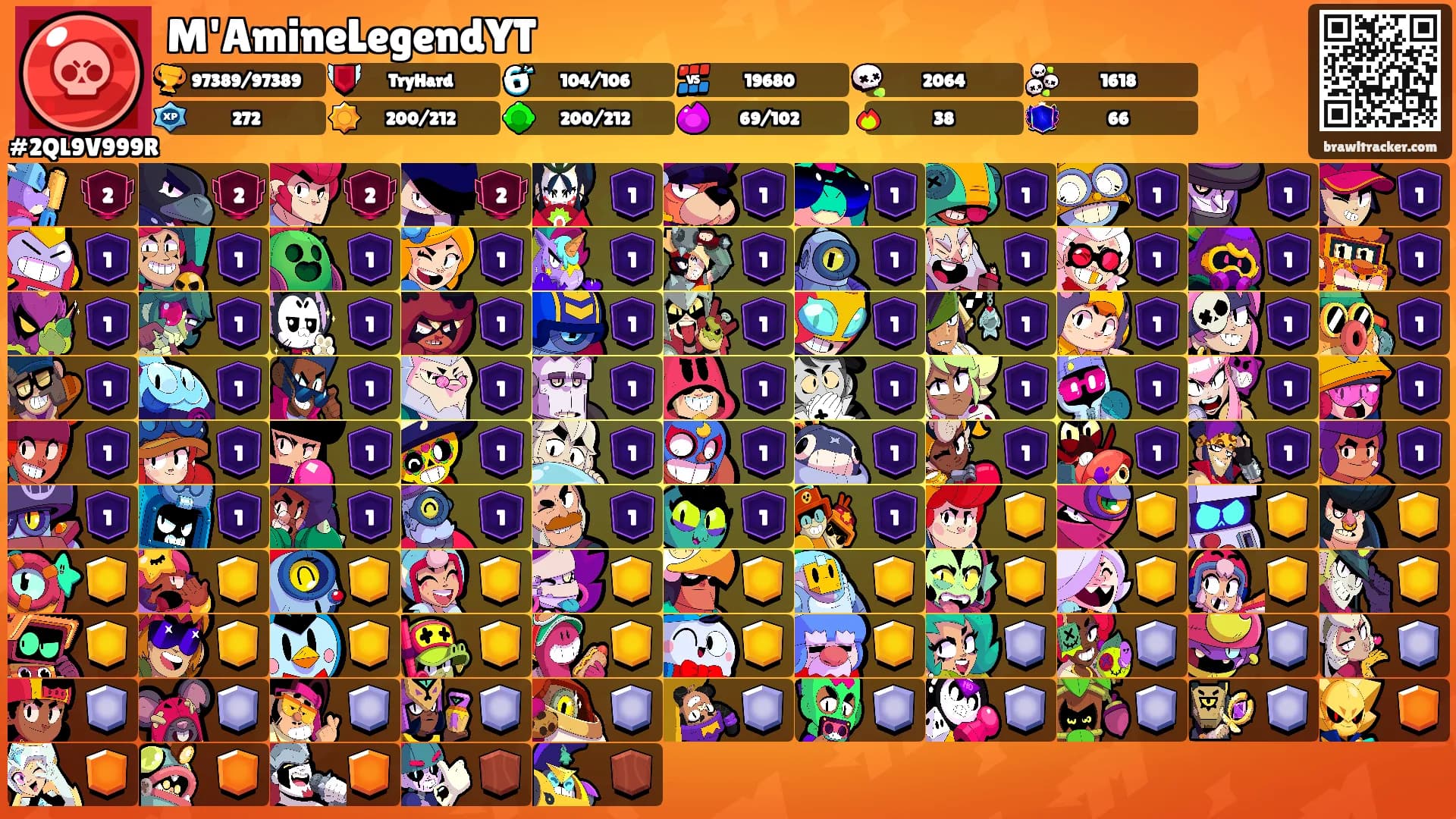 M'AmineLegendYT's Ranks