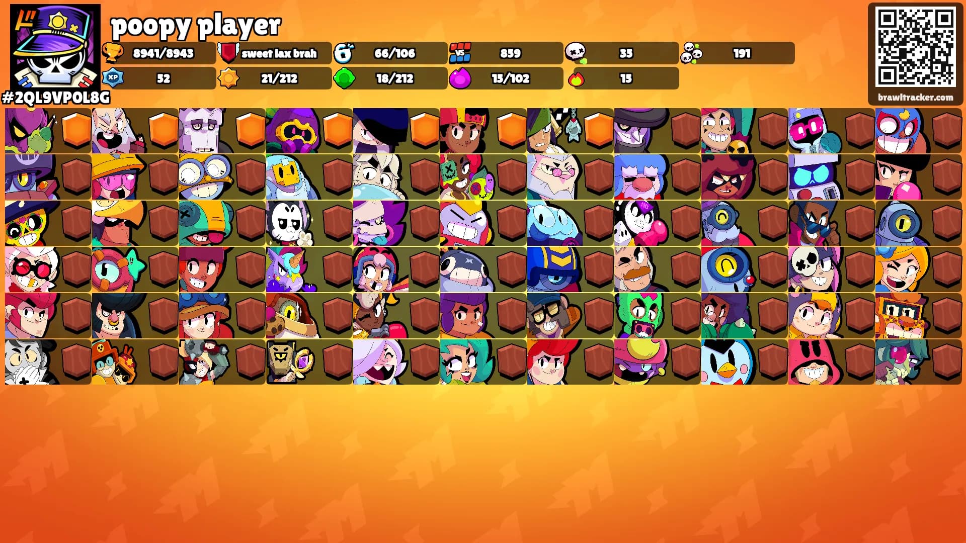 poopy player's Ranks
