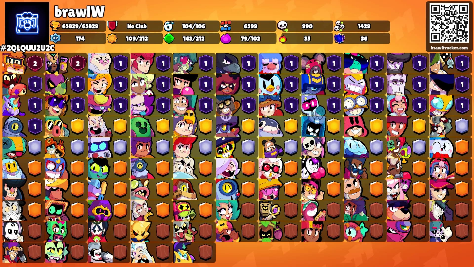 brawlW's Ranks
