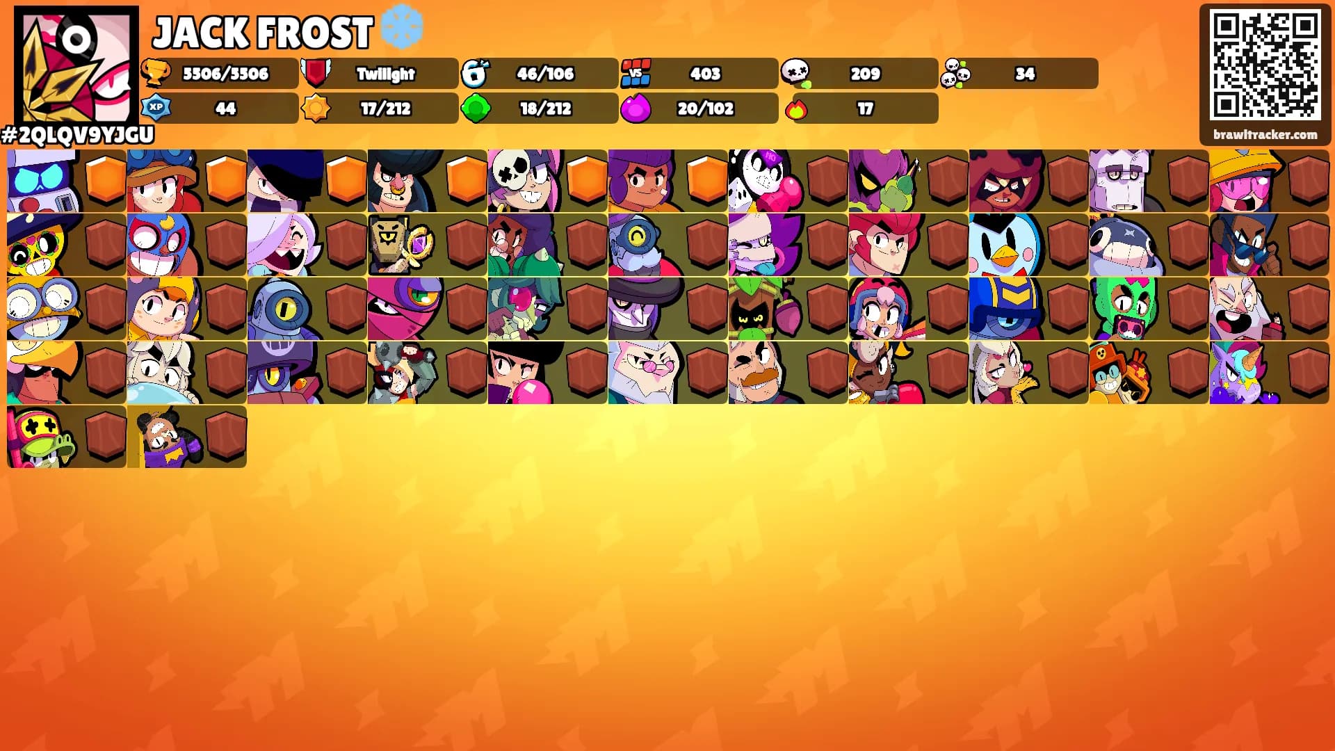 JACK FROST ❄️'s Ranks
