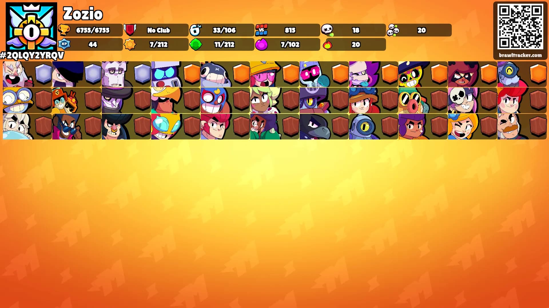 Zozio's Ranks