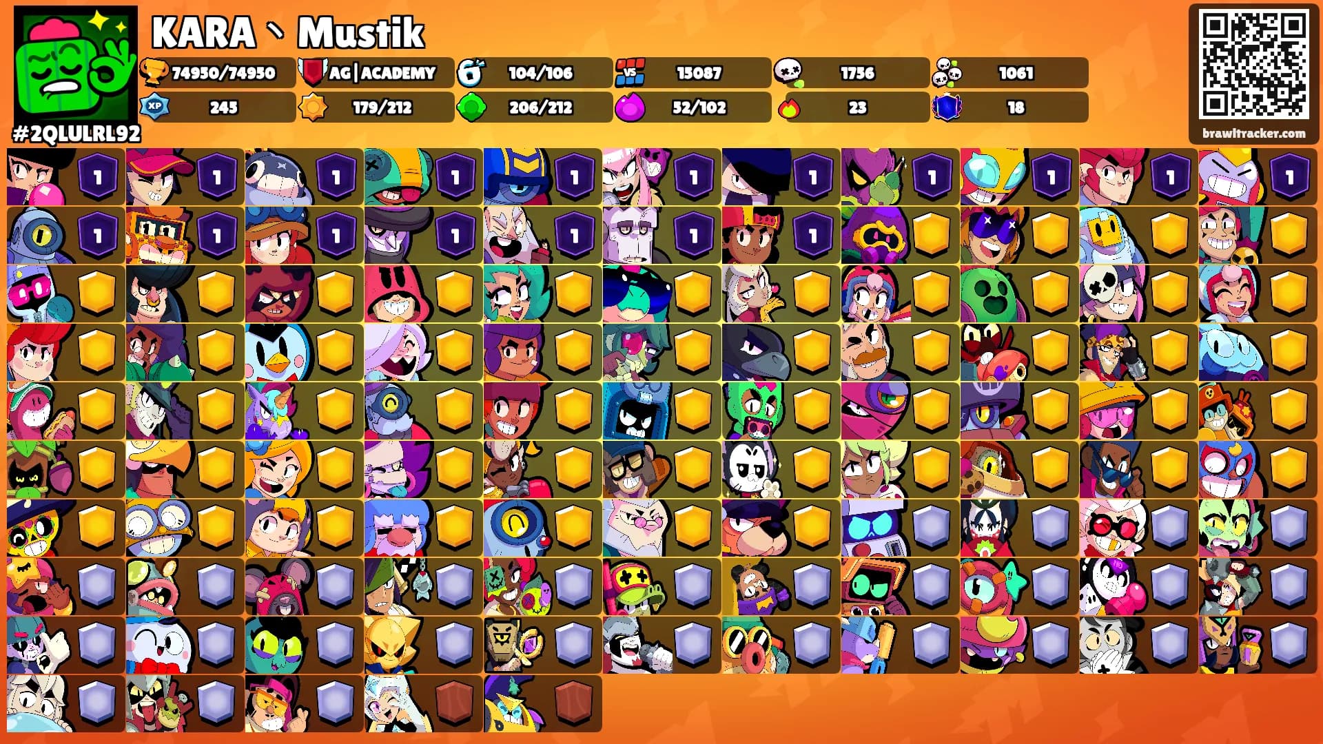 KARA丶Mustik's Ranks