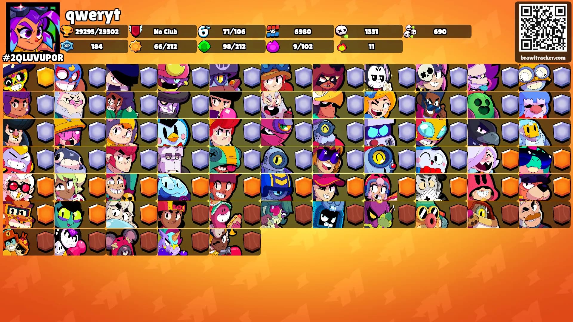 qweryt's Ranks