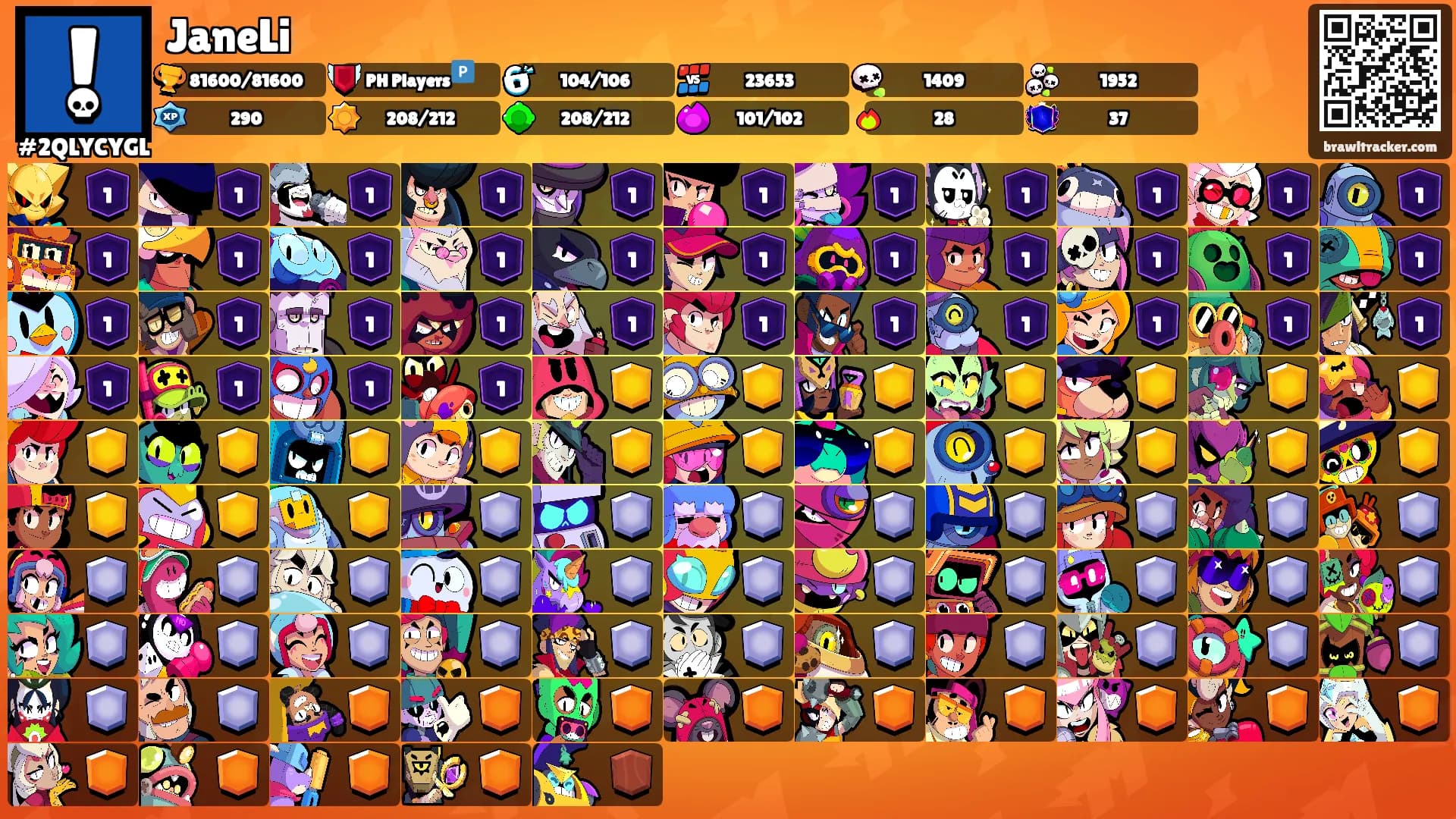 JaneLi's Ranks