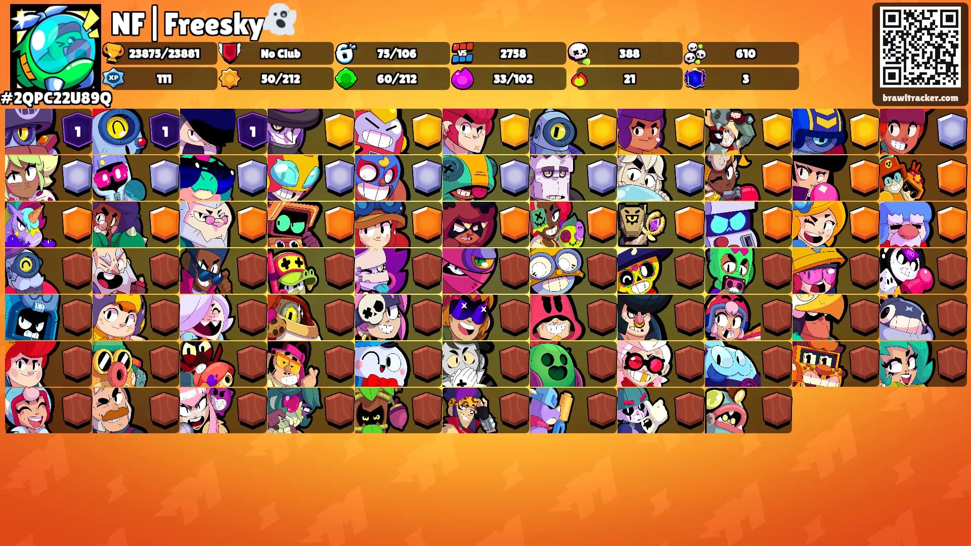 NF|Freesky👻's Ranks